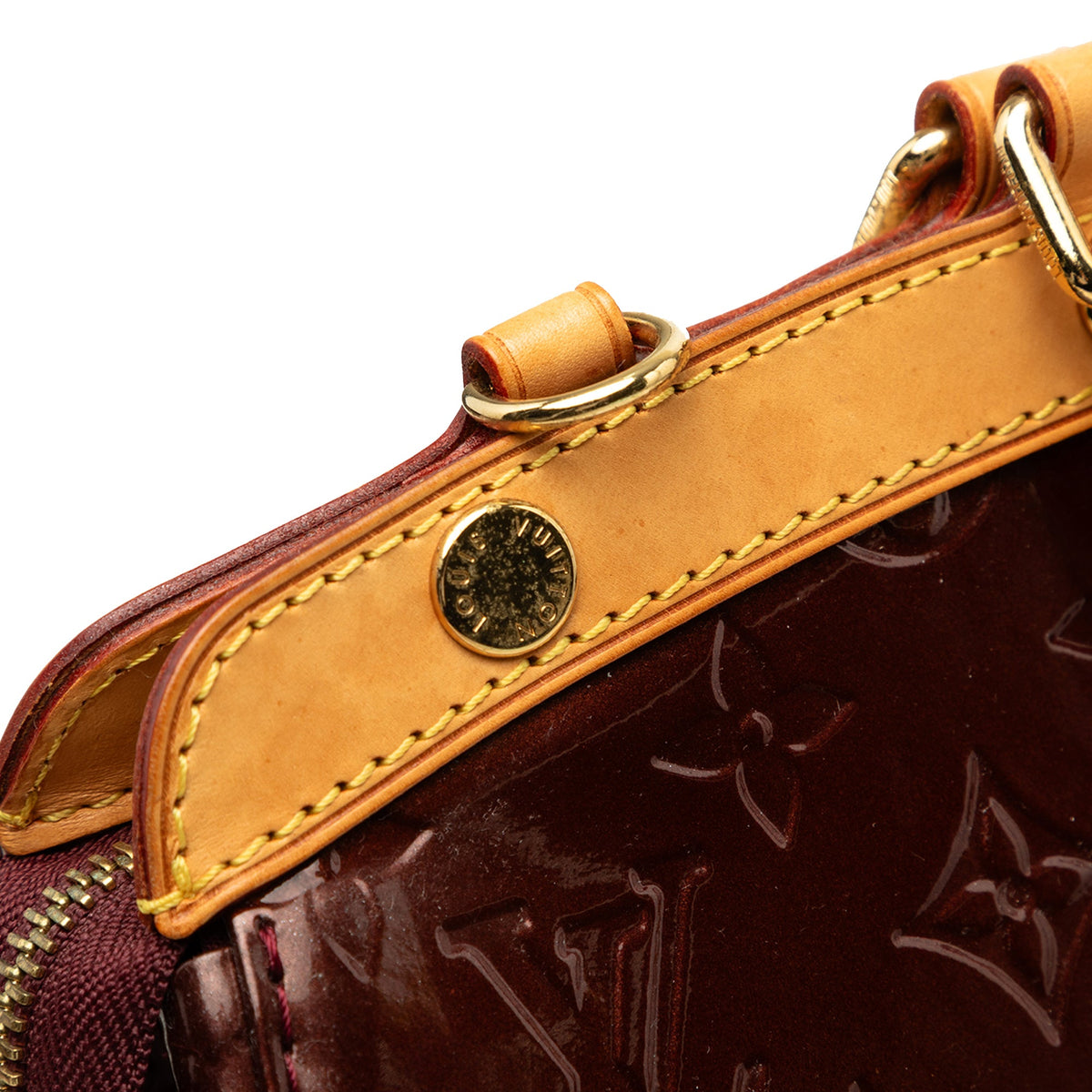 Louis Vuitton Monogram Vernis Brea MM — Red