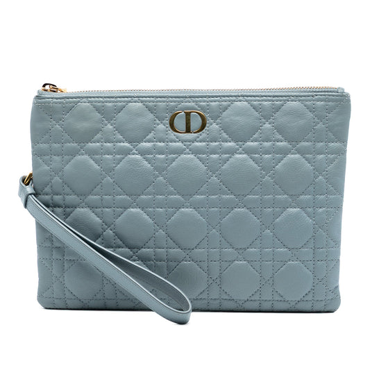 Dior Medium Calfskin Cannage Caro Daily Pouch