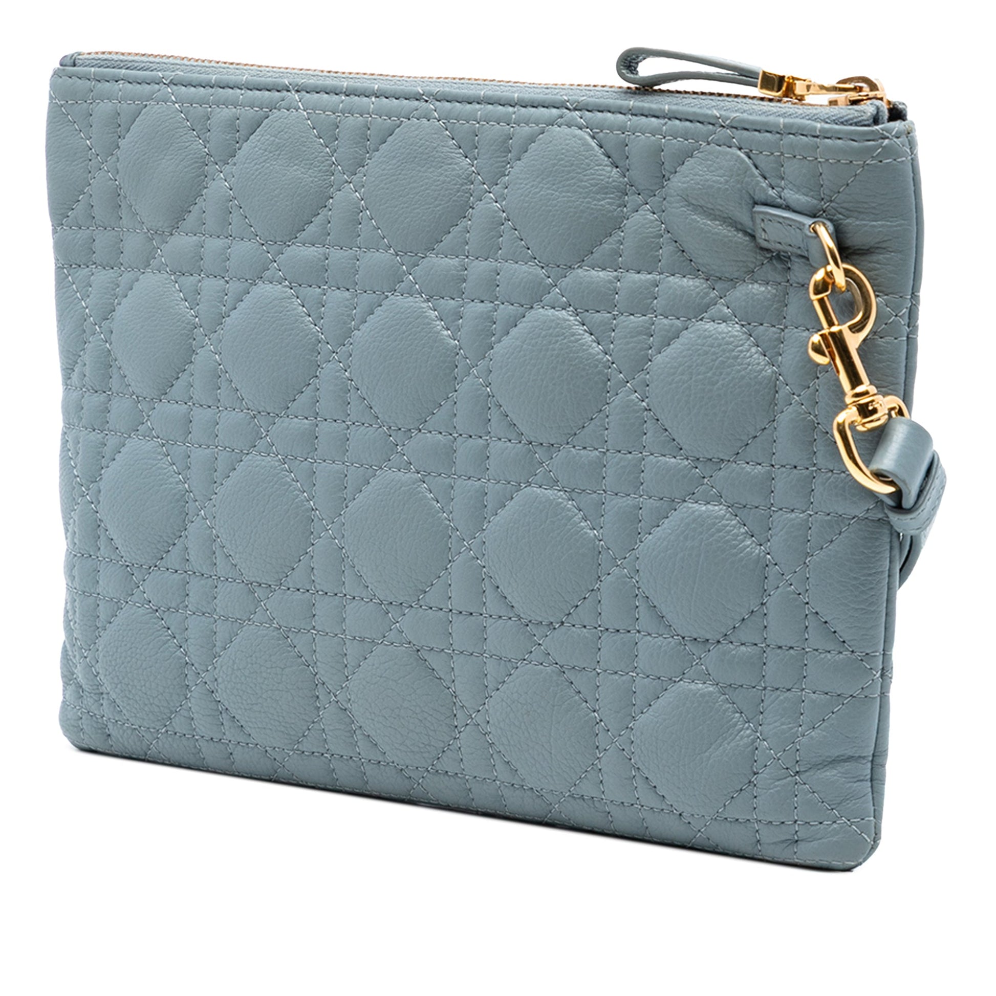 Dior Medium Calfskin Cannage Caro Daily Pouch