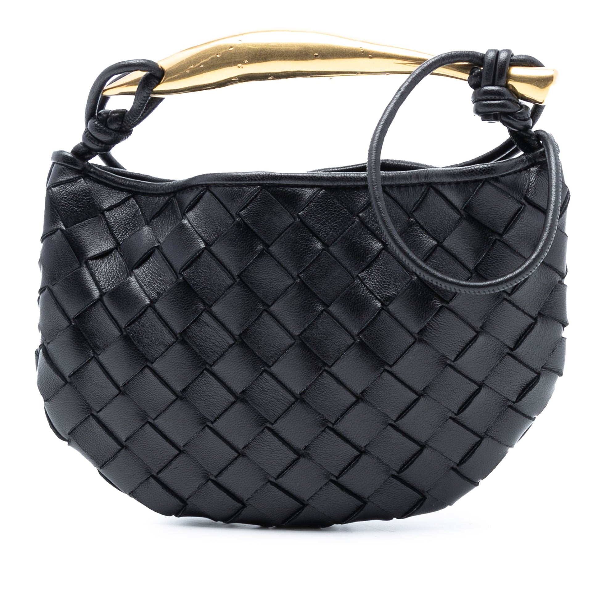 Bottega Veneta Baby Lambskin Intrecciato Sardine