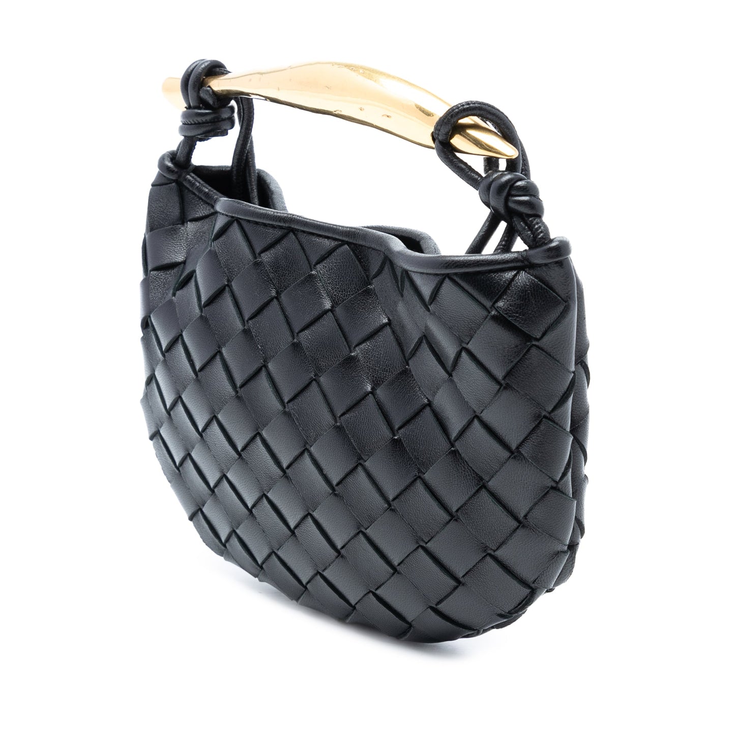 Bottega Veneta Baby Lambskin Intrecciato Sardine