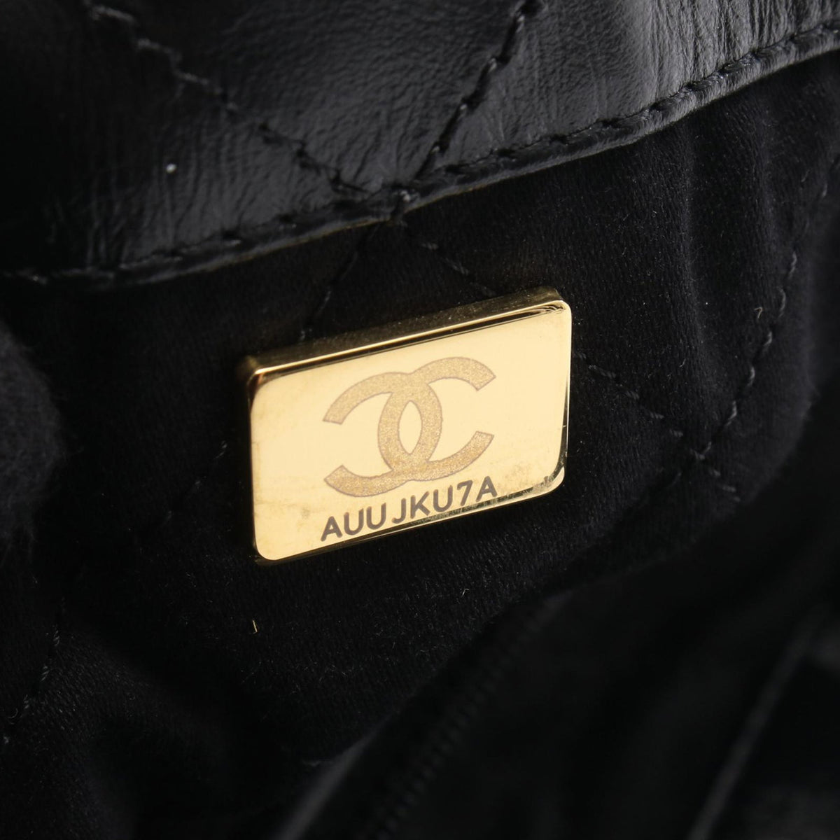 Chanel Large Quilted Shiny Calfskin 22 Backpack