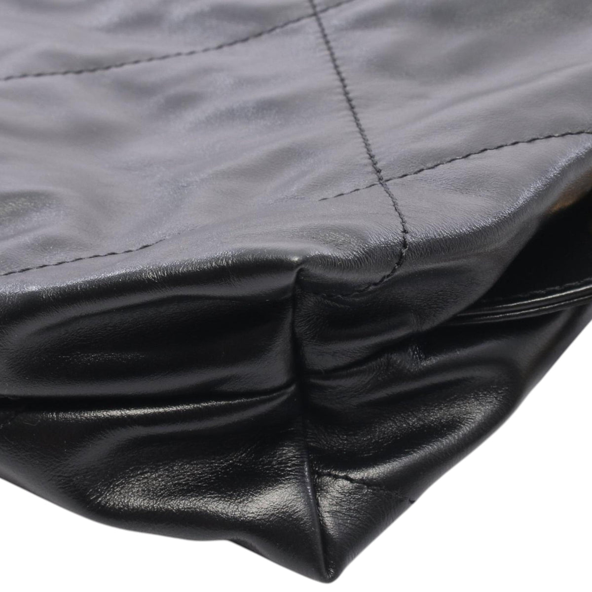 Chanel Large Quilted Shiny Calfskin 22 Backpack