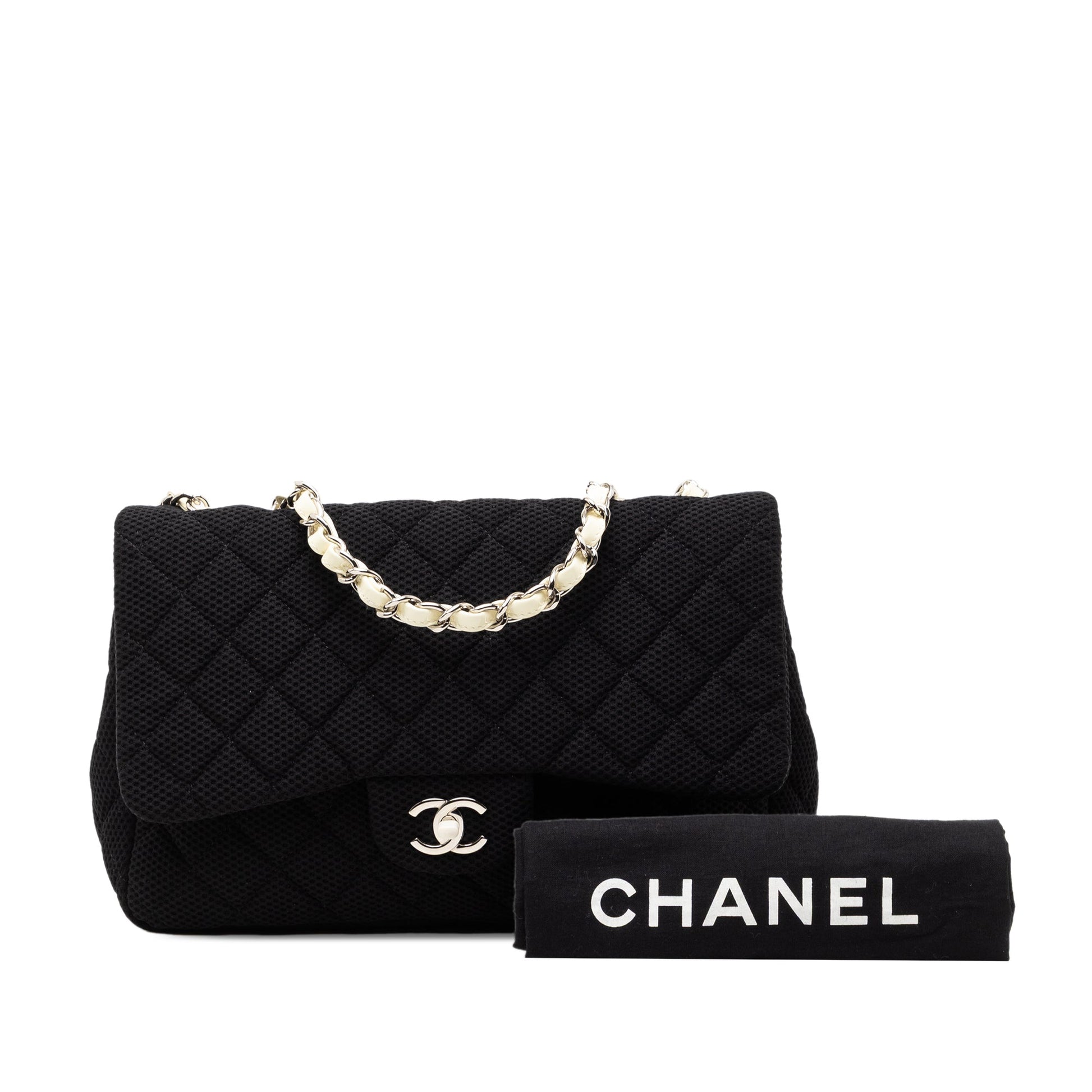 Chanel Jumbo Classic Mesh Single Flap