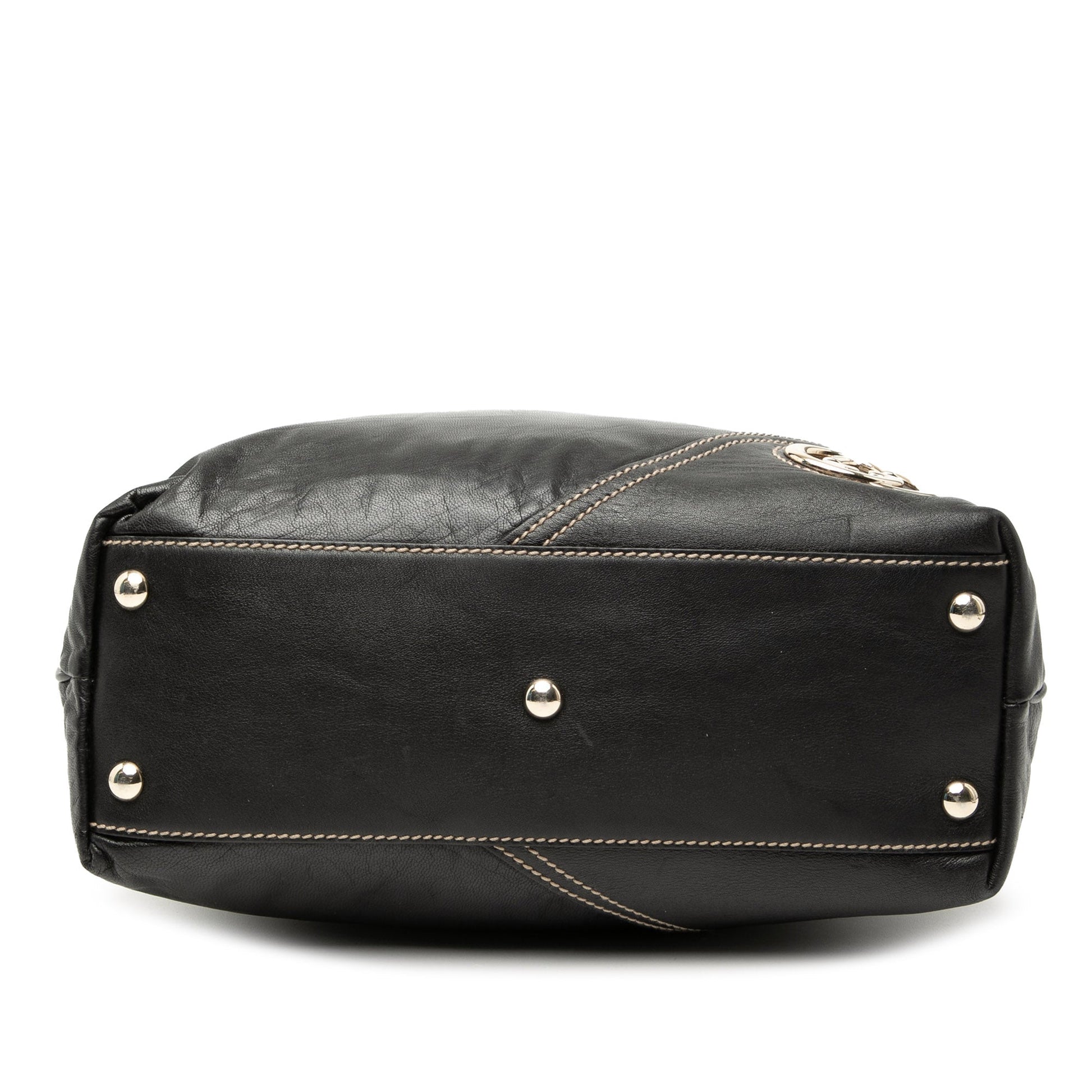 Gucci Leather Britt Tote