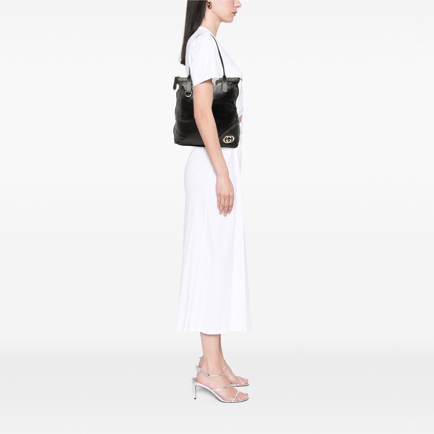 Gucci Leather Britt Tote