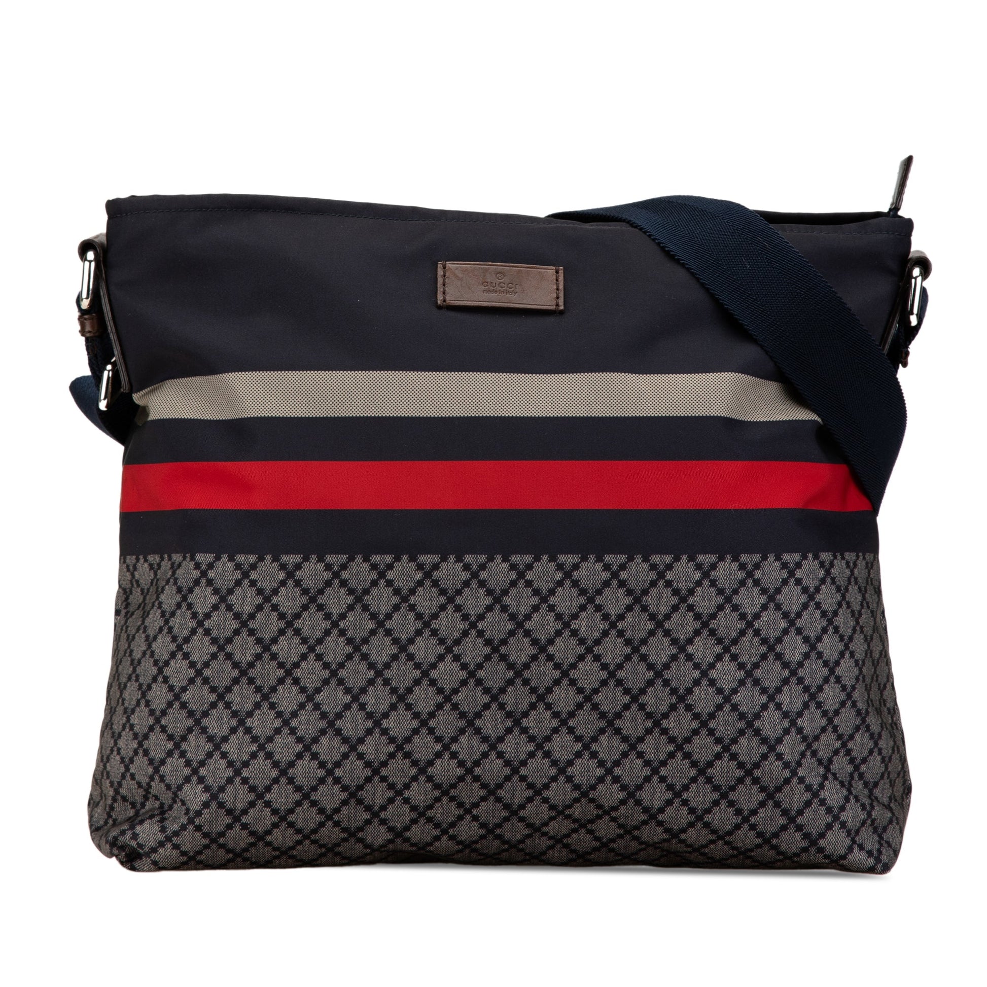 Gucci Diamante Nylon Web Crossbody