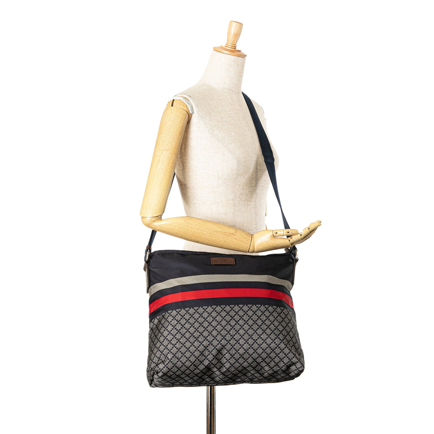 Gucci Diamante Nylon Web Crossbody