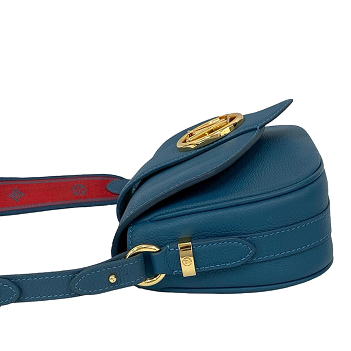 Louis Vuitton Grained Calfskin LV Pont 9 Soft MM
