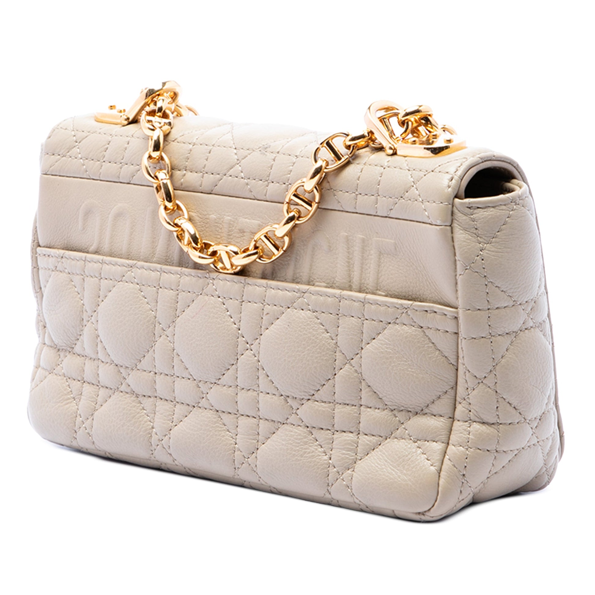 Dior Small Calfskin Cannage Caro Crossbody