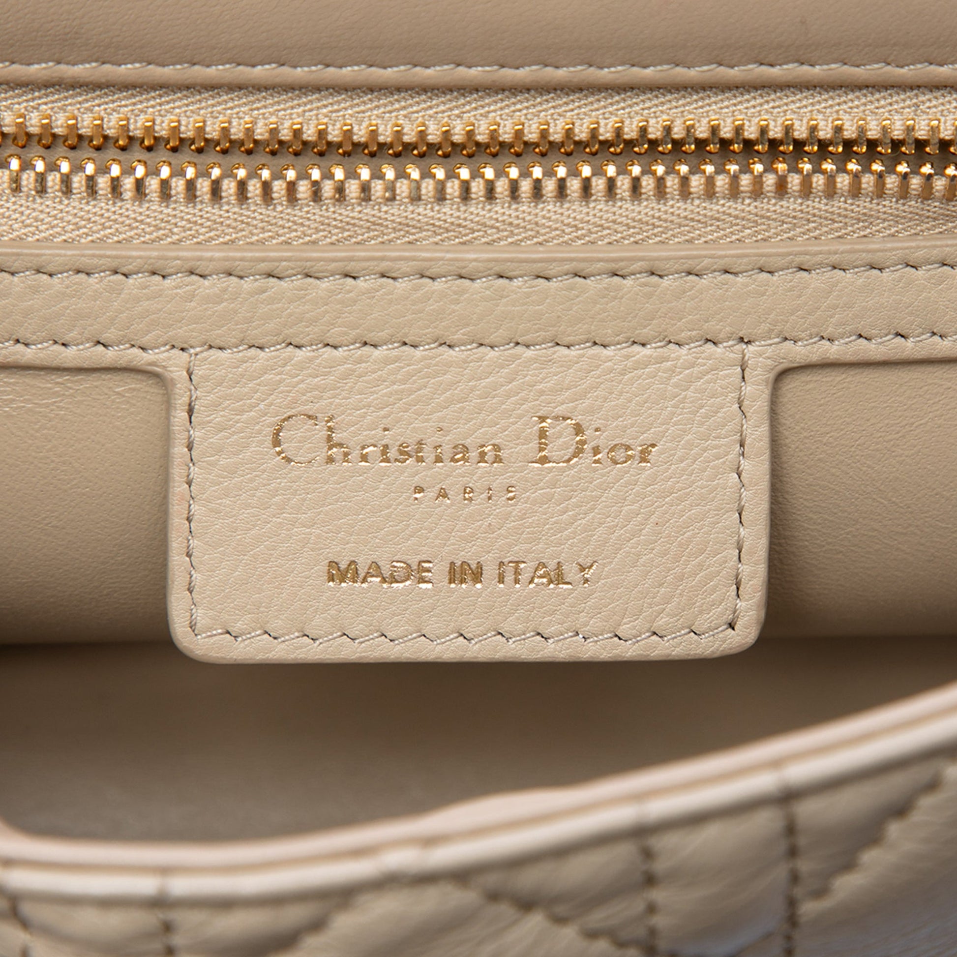 Dior Small Calfskin Cannage Caro Crossbody