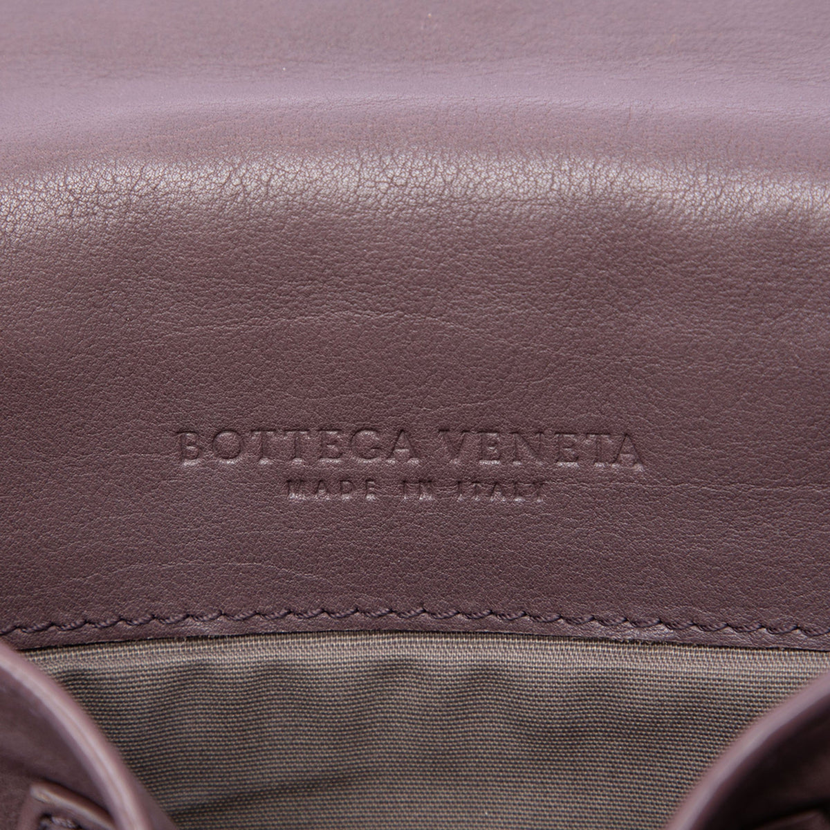 Bottega Veneta Mini Nappa Intrecciato Flap Crossbody — Purple