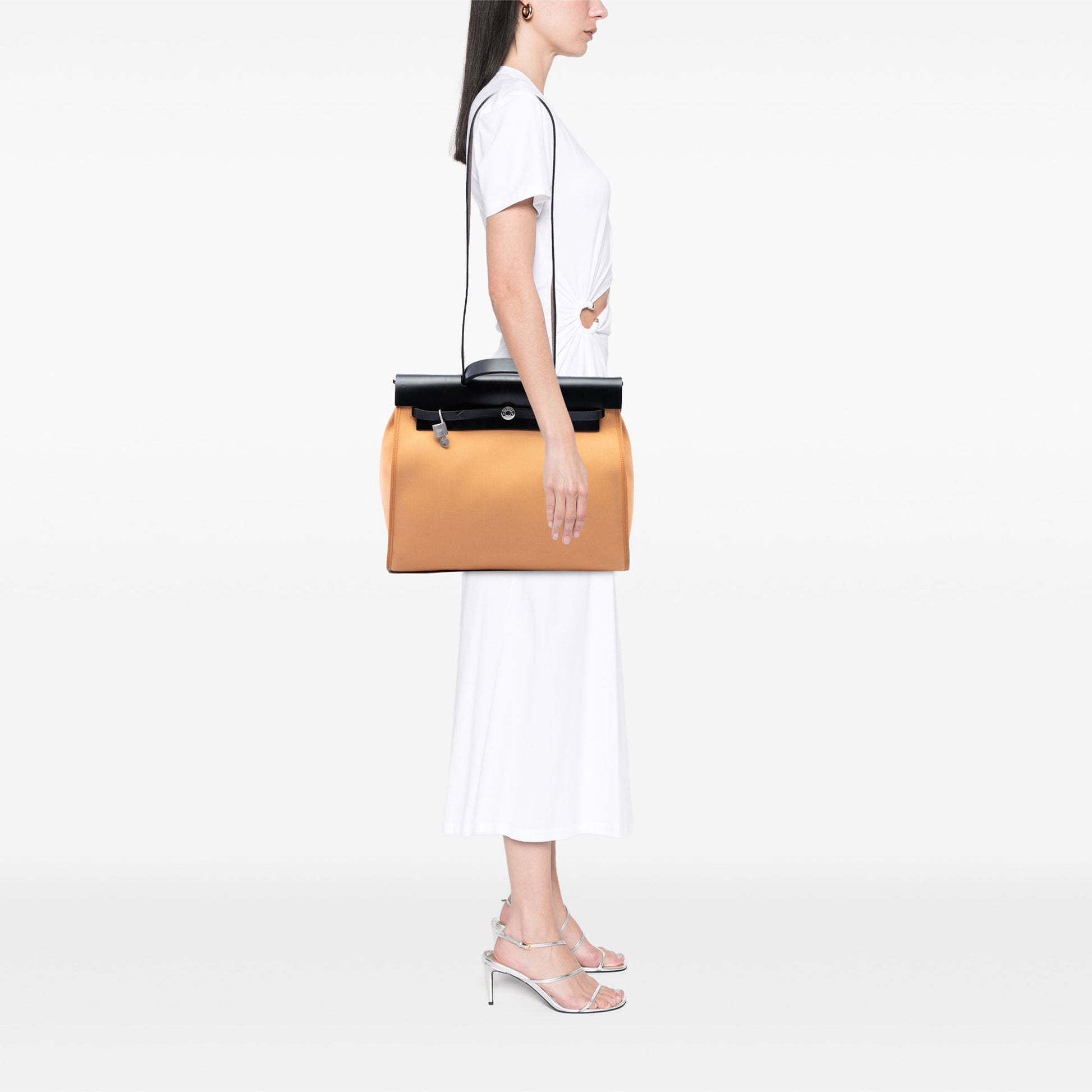 Hermès Toile Herbag Zip 39