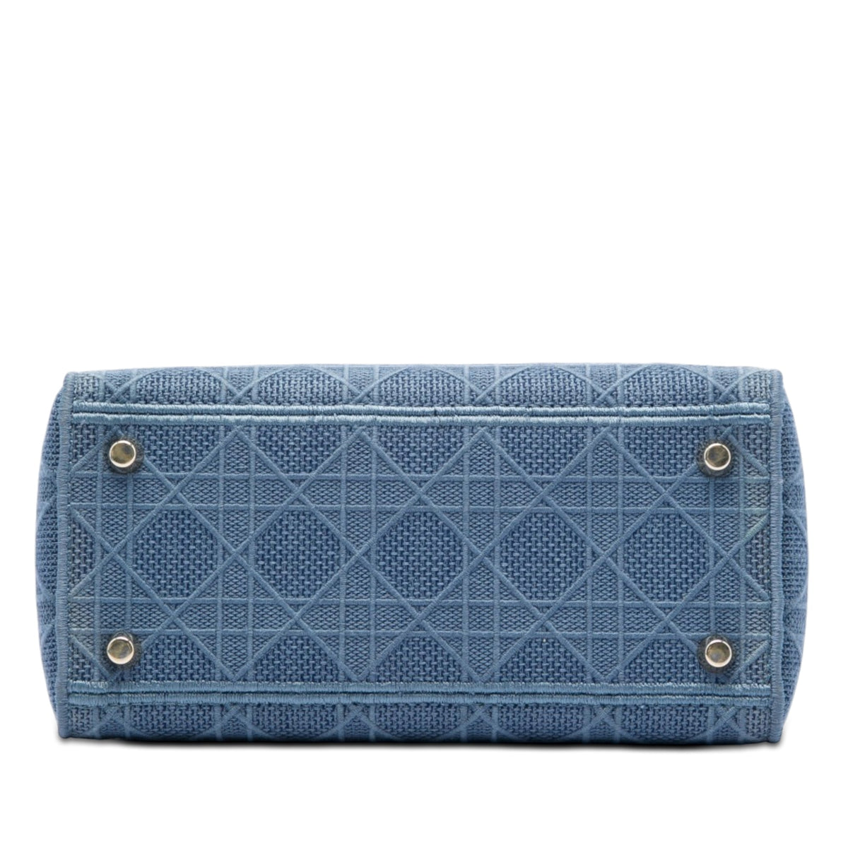 Dior Medium Embroidered Canvas Cannage Lady D Lite