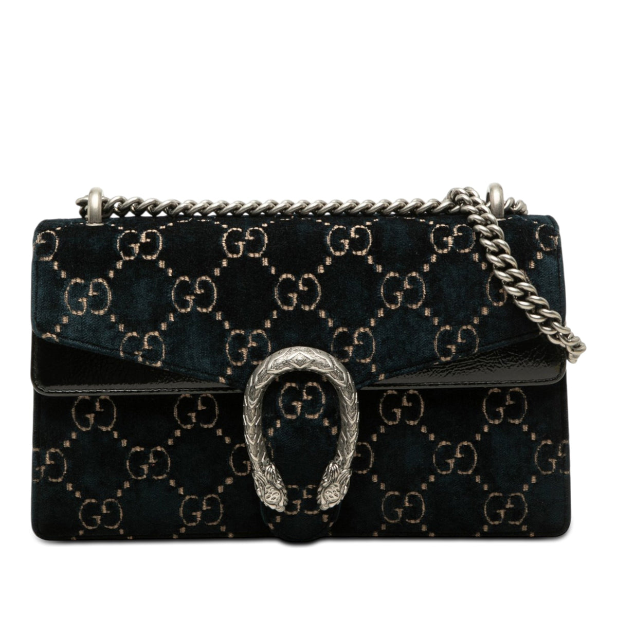 Gucci Medium GG Velvet Dionysus Shoulder Bag
