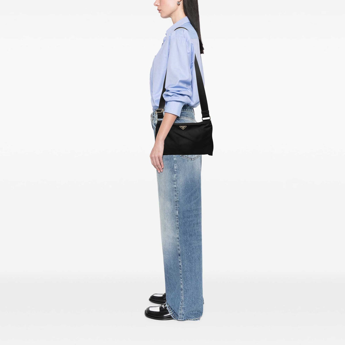 Prada Tessuto Zip Top Crossbody