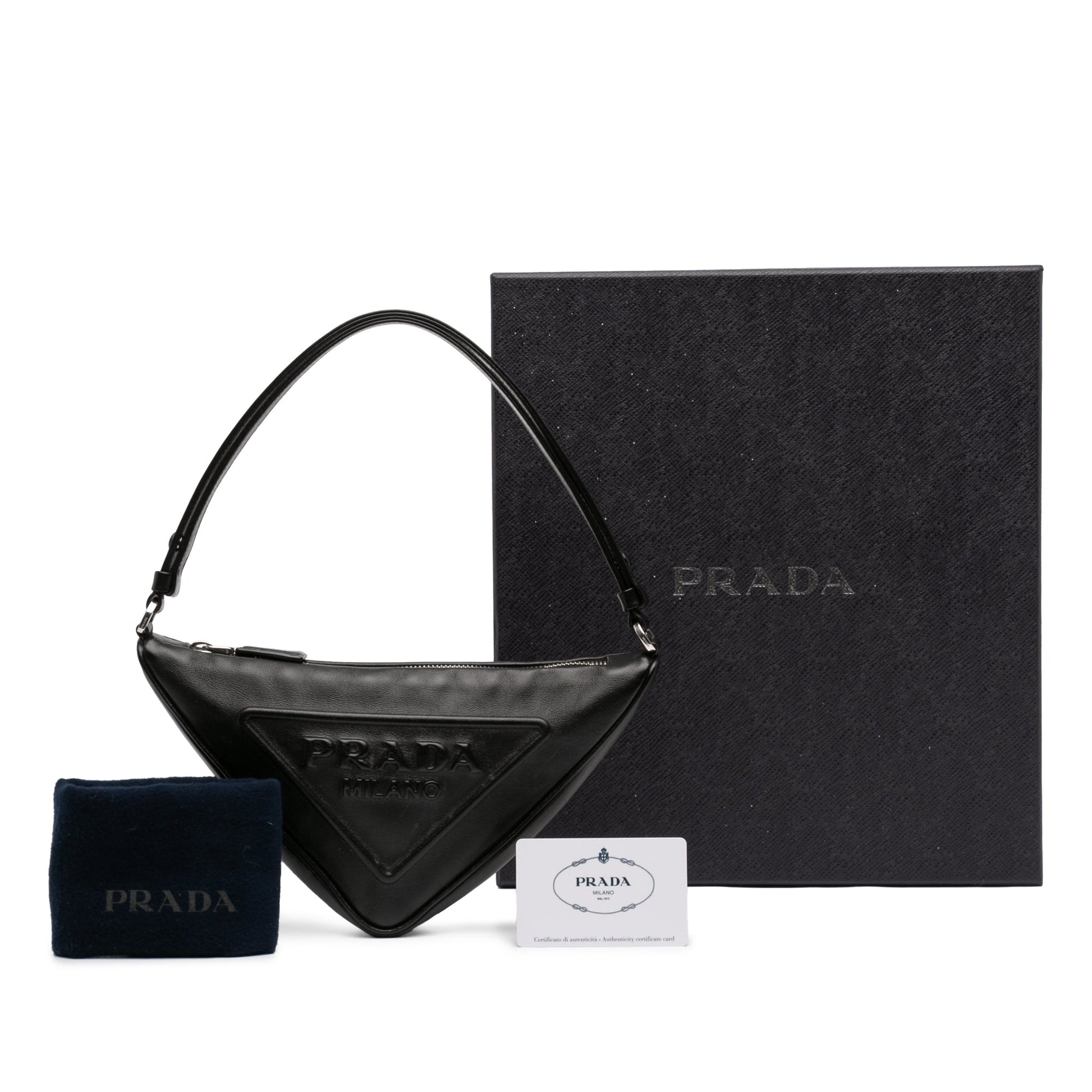 Prada Grace Lux Triangle Satchel