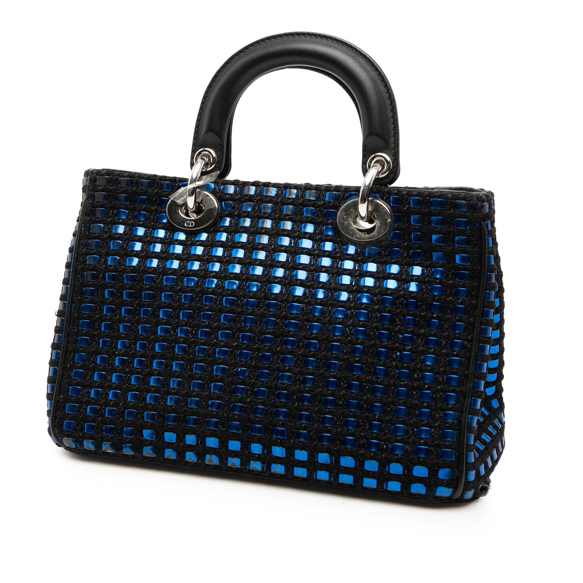 Dior Small Tweed Patch Diorissimo Tote