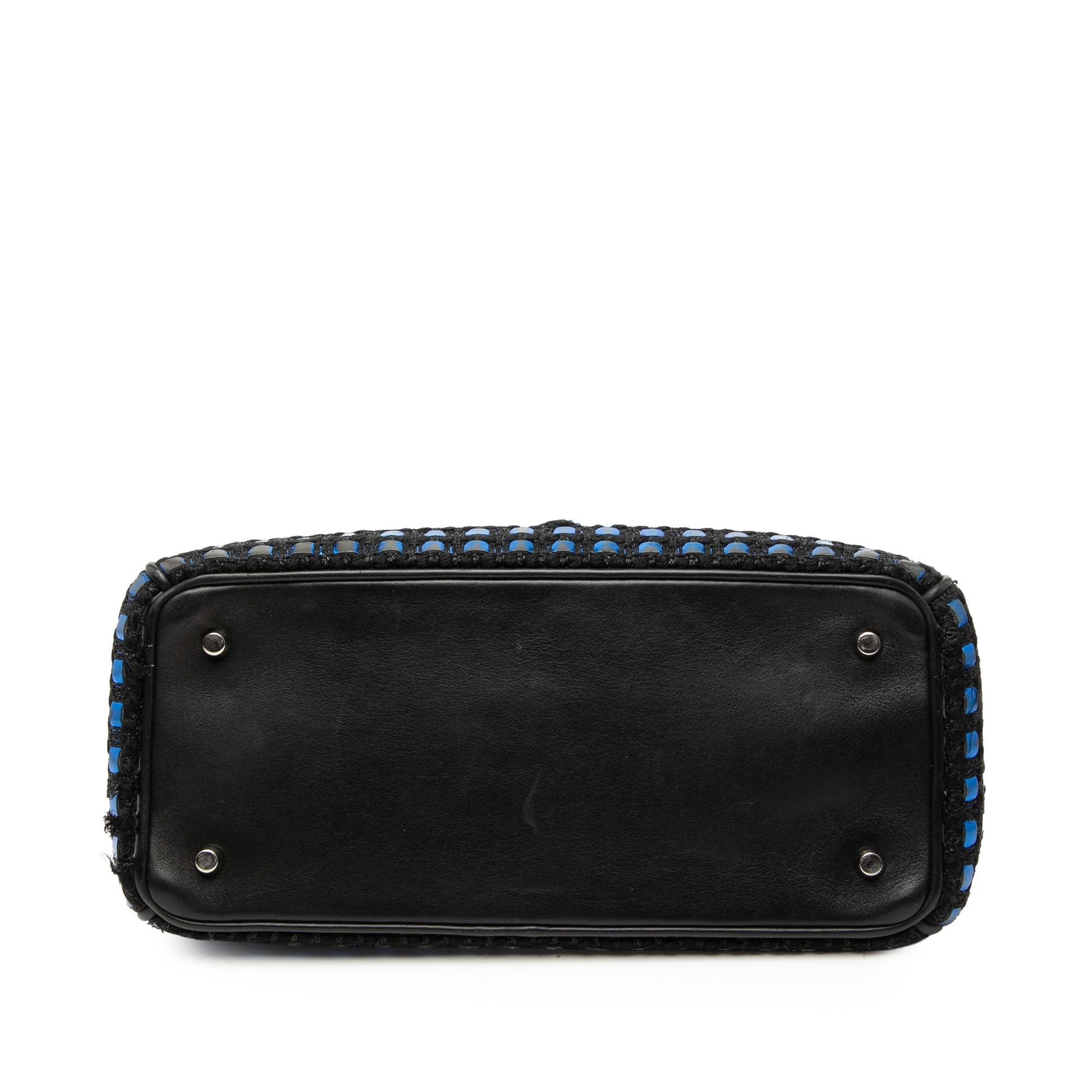 Dior Small Tweed Patch Diorissimo Tote