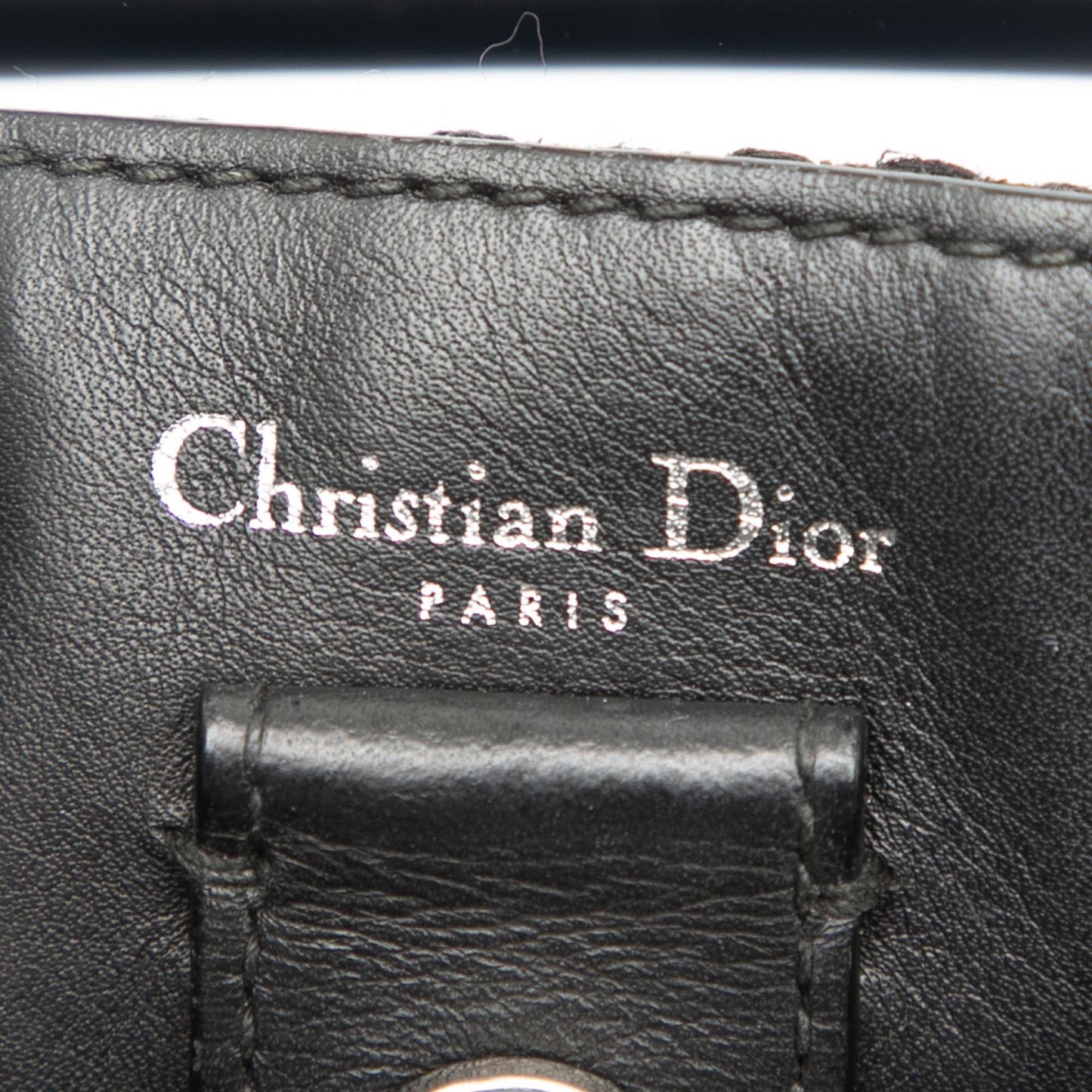 Dior Small Tweed Patch Diorissimo Tote