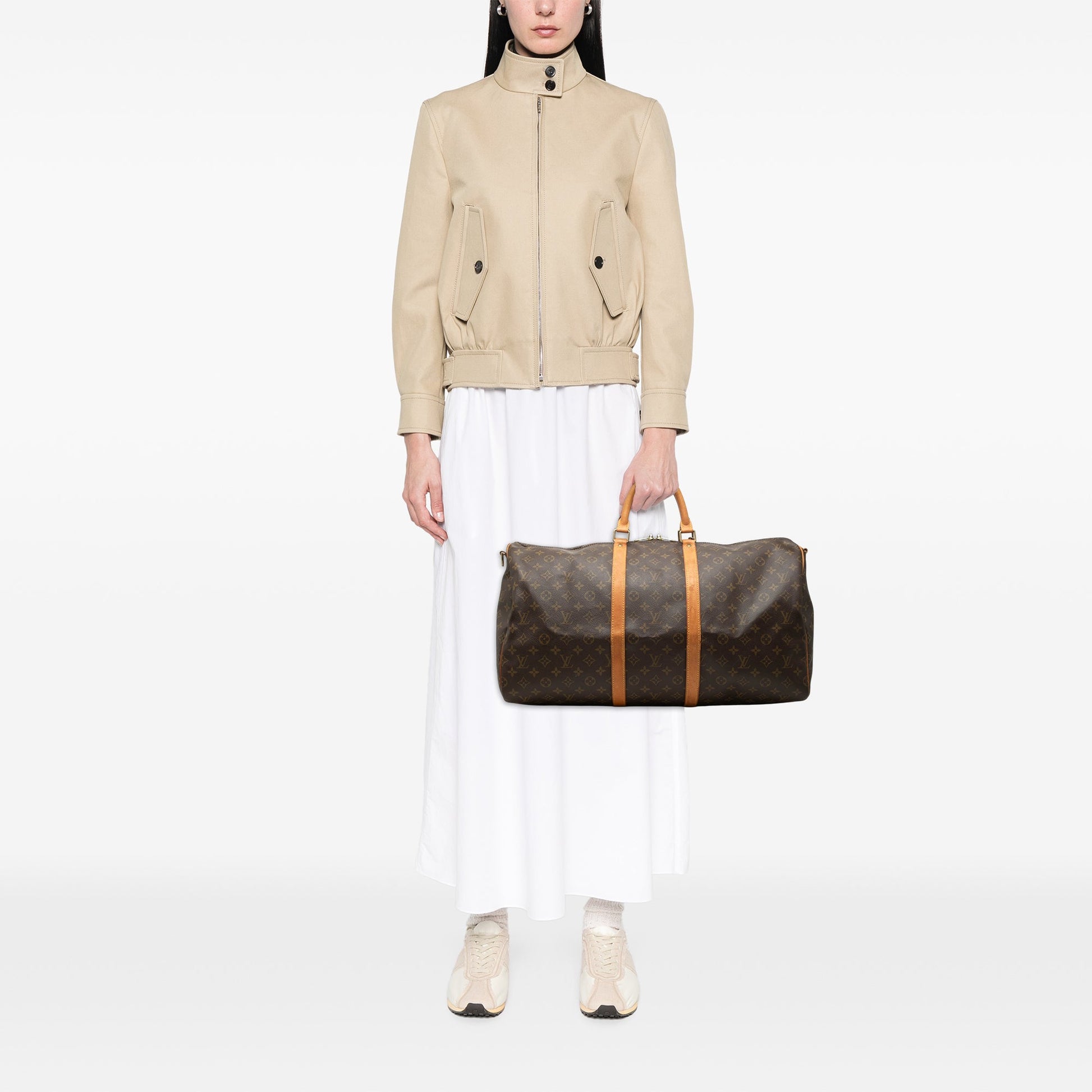 Louis Vuitton Monogram Keepall Bandouliere 55
