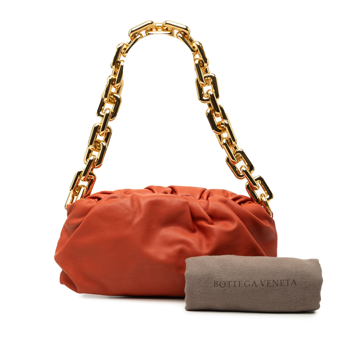 Bottega Veneta Lambskin Chain Pouch