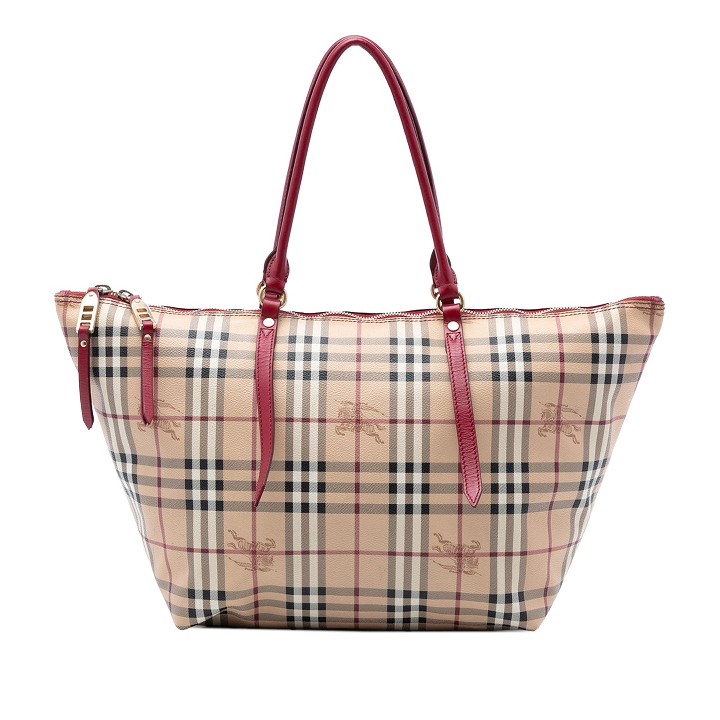 Burberry Medium Haymarket Check Coated Canvas Salisbury Tote