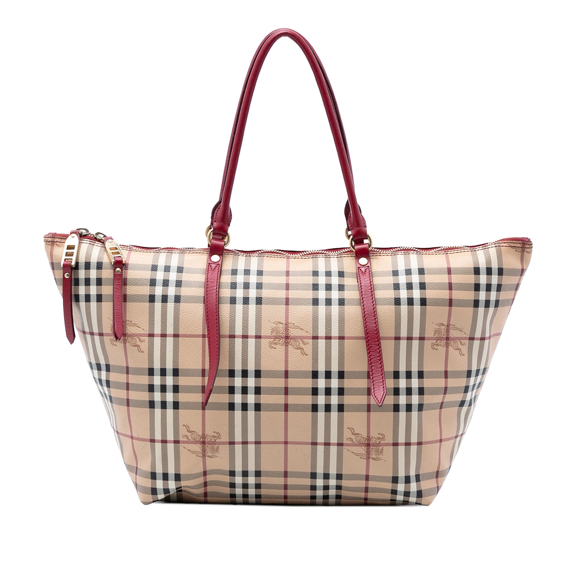 Burberry Medium Haymarket Check Coated Canvas Salisbury Tote