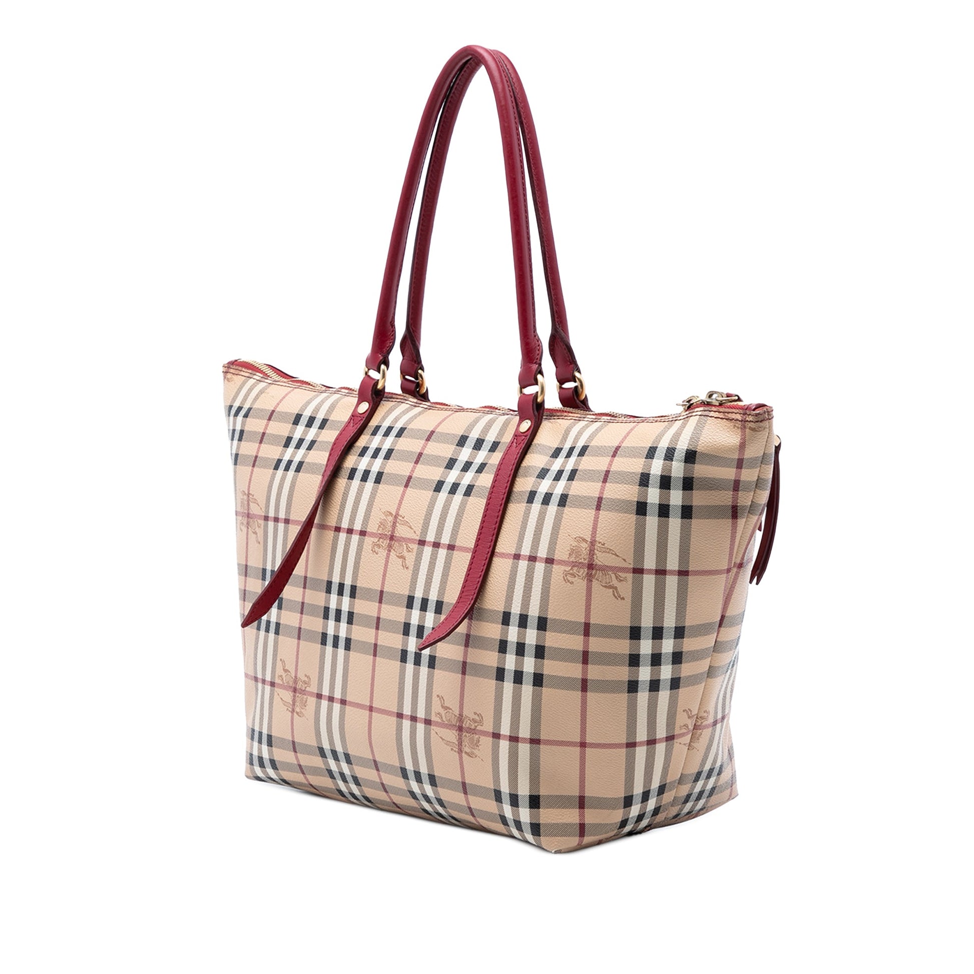 Burberry Medium Haymarket Check Coated Canvas Salisbury Tote