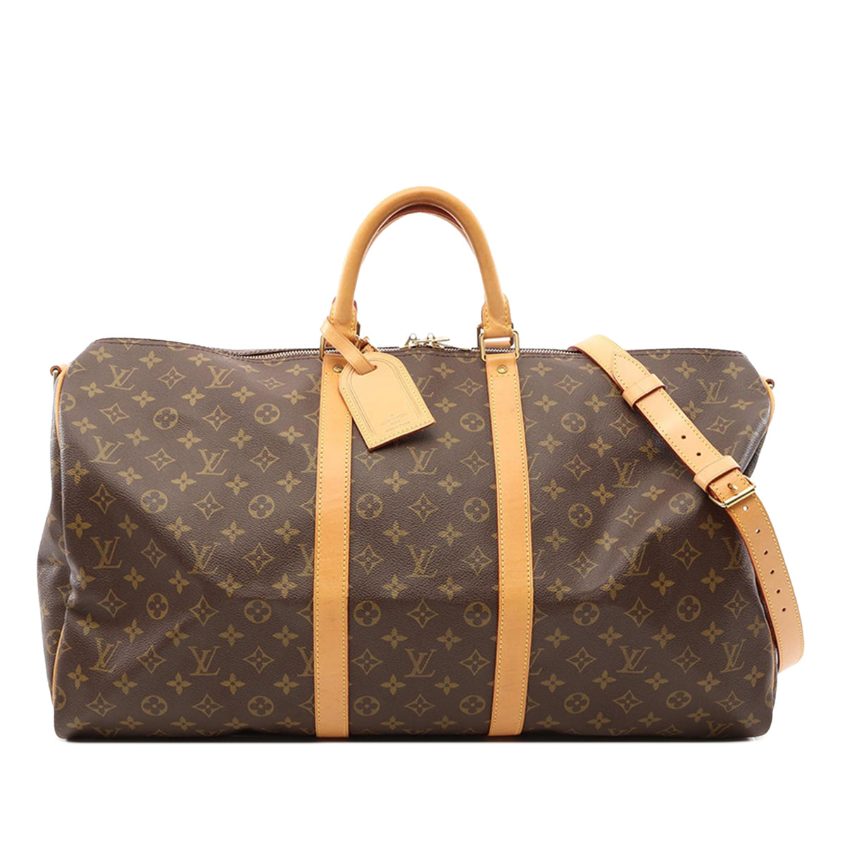 Louis Vuitton Monogram Keepall Bandouliere 55 — Brown