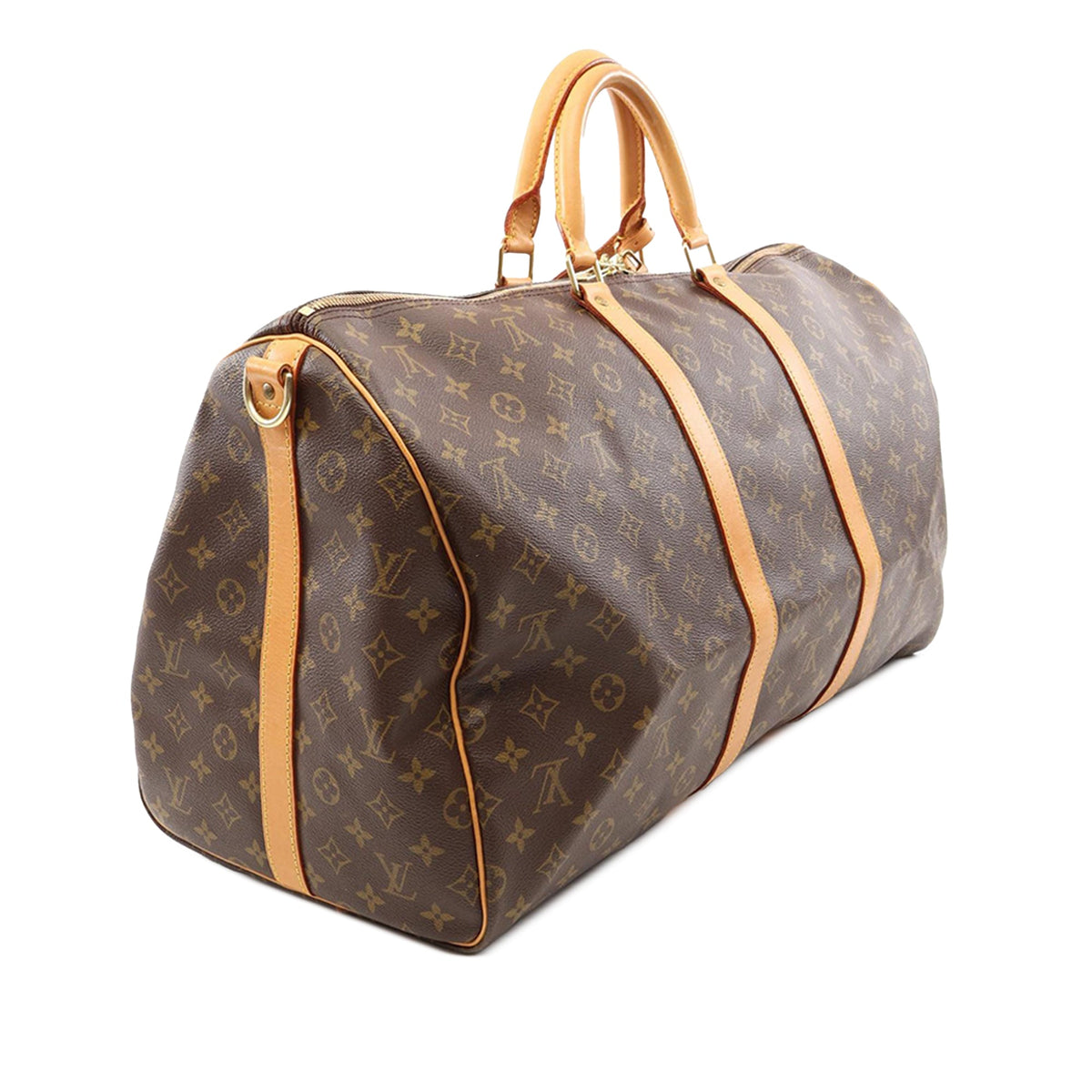 Louis Vuitton Monogram Keepall Bandouliere 55 — Brown