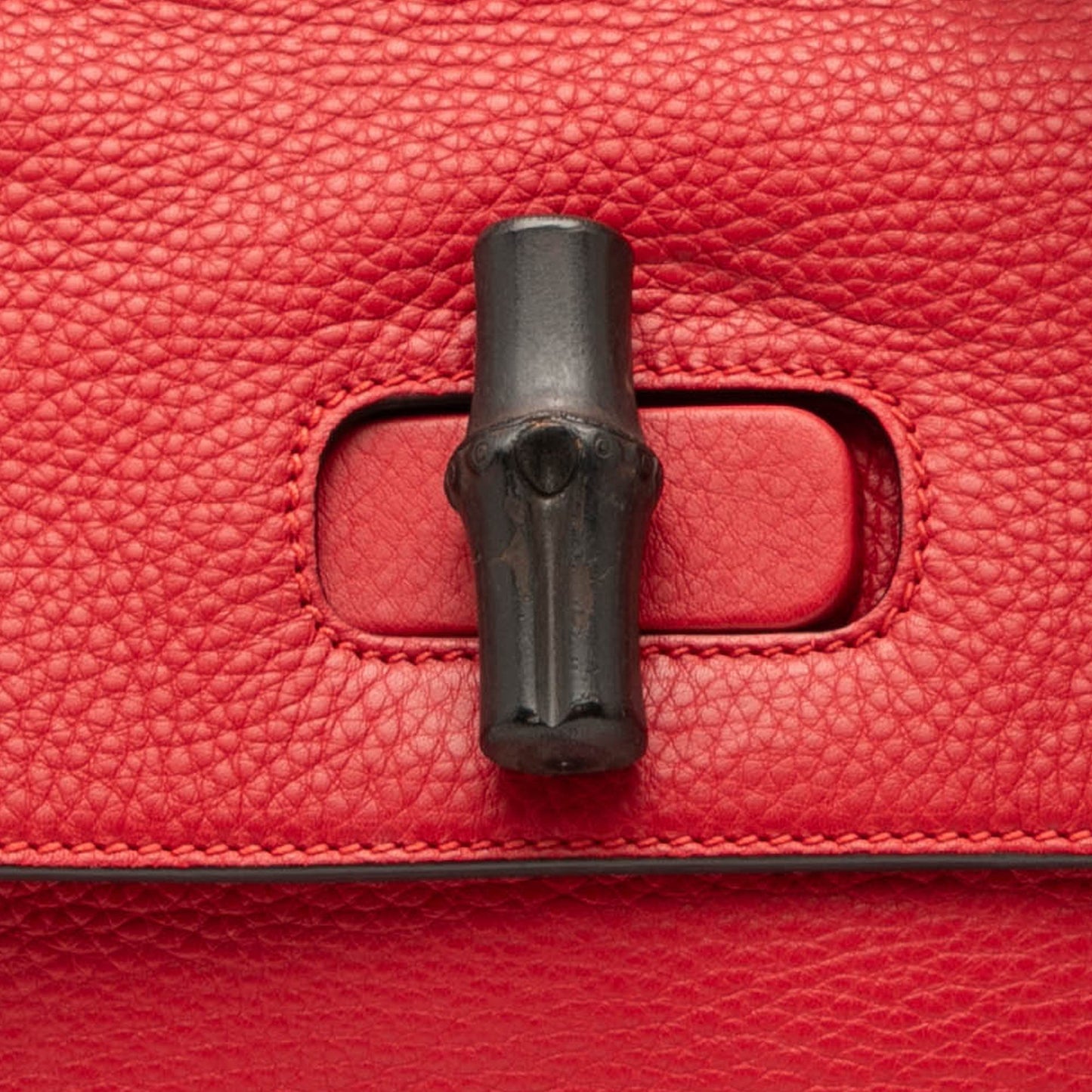 Gucci Medium Leather Bamboo Daily Satchel