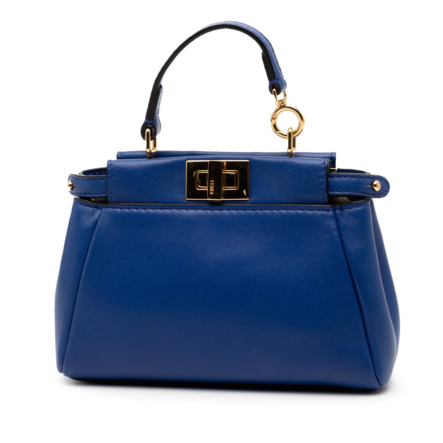 Fendi Micro Shiny Nappa Peekaboo Iconic Satchel