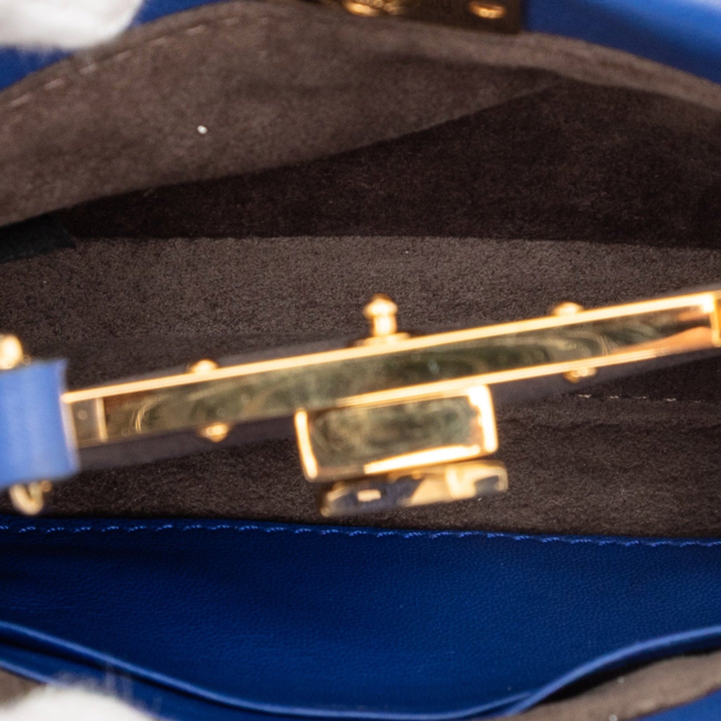 Fendi Micro Shiny Nappa Peekaboo Iconic Satchel