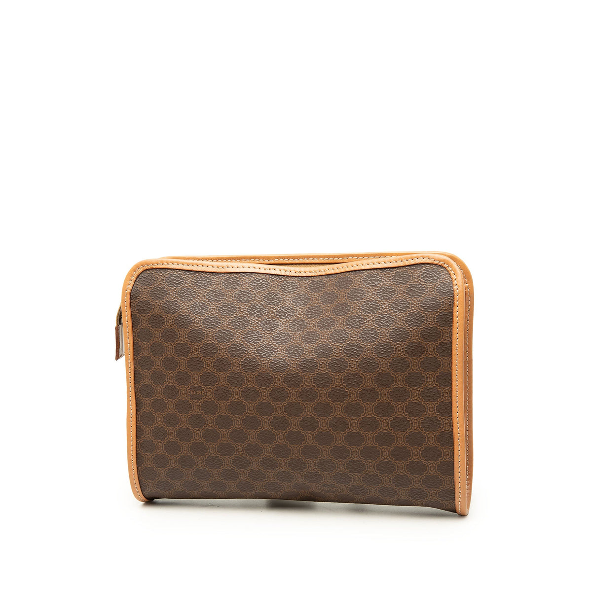 Celine Macadam Coated Canvas Clutch