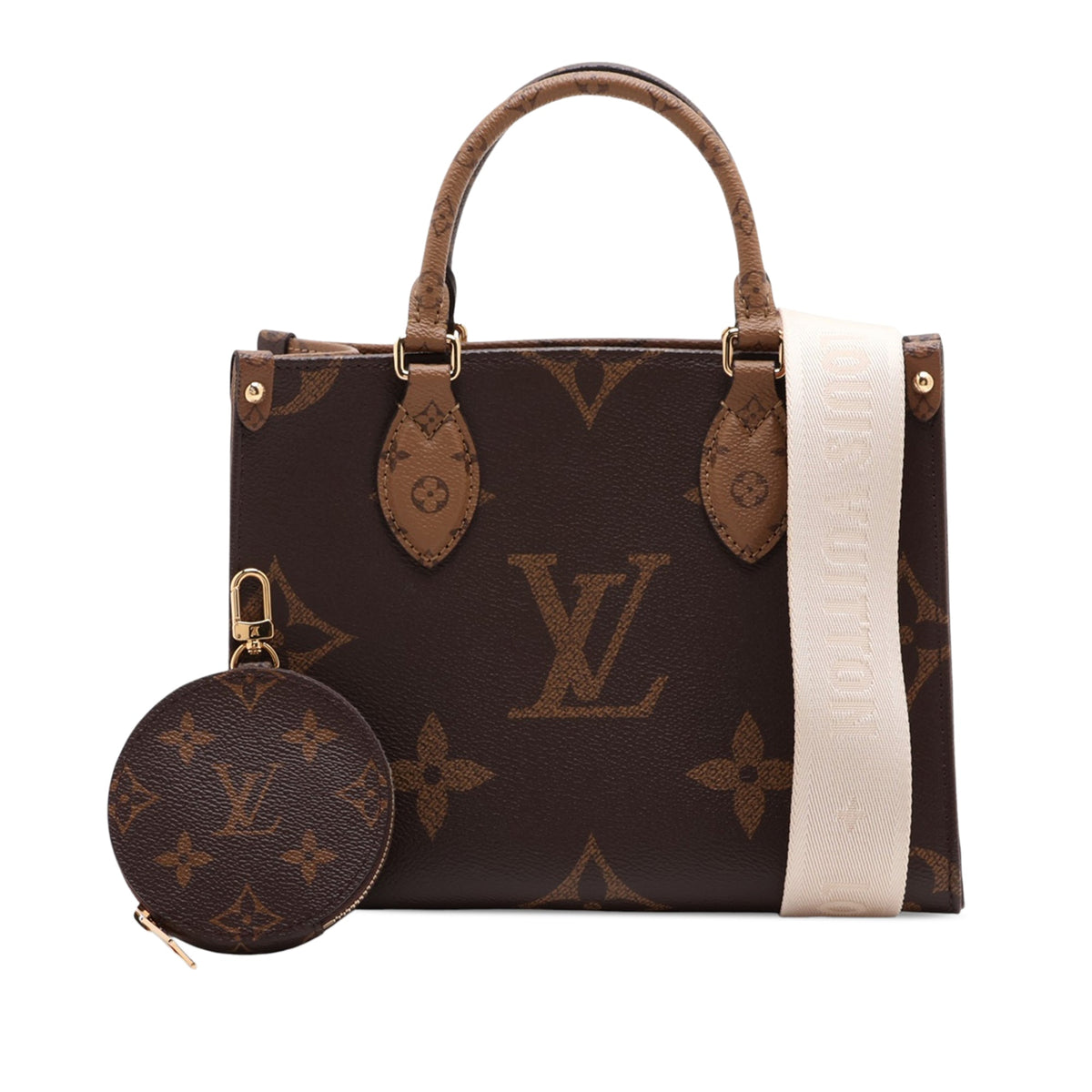 Louis Vuitton Monogram Reverse Giant OnTheGo PM — Brown