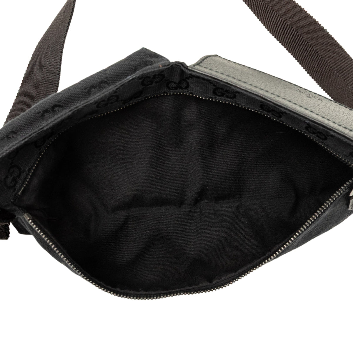 Gucci GG Canvas Double Pocket Belt Bag