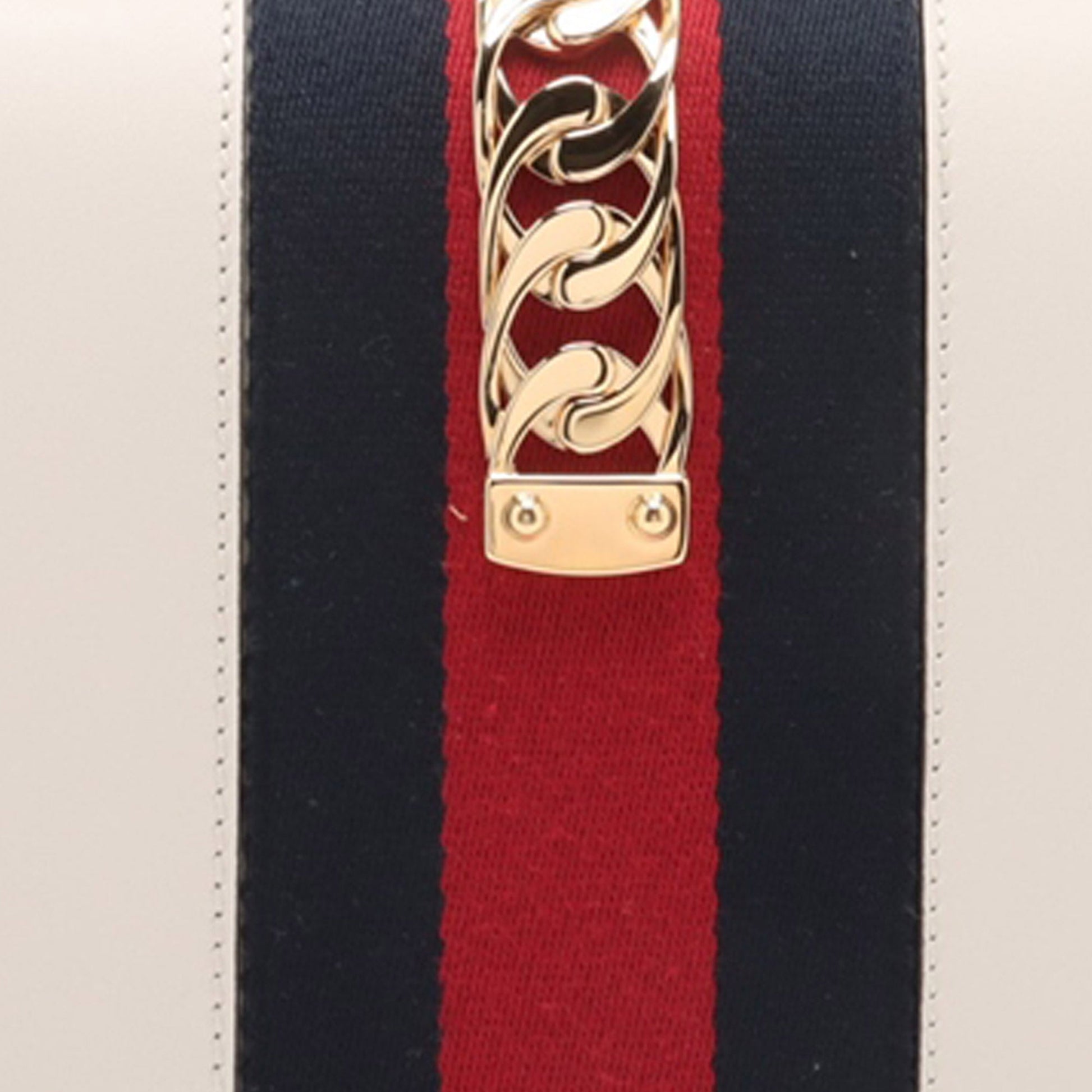 Gucci Medium Floral Embroidered Leather Sylvie Top Handle Bag