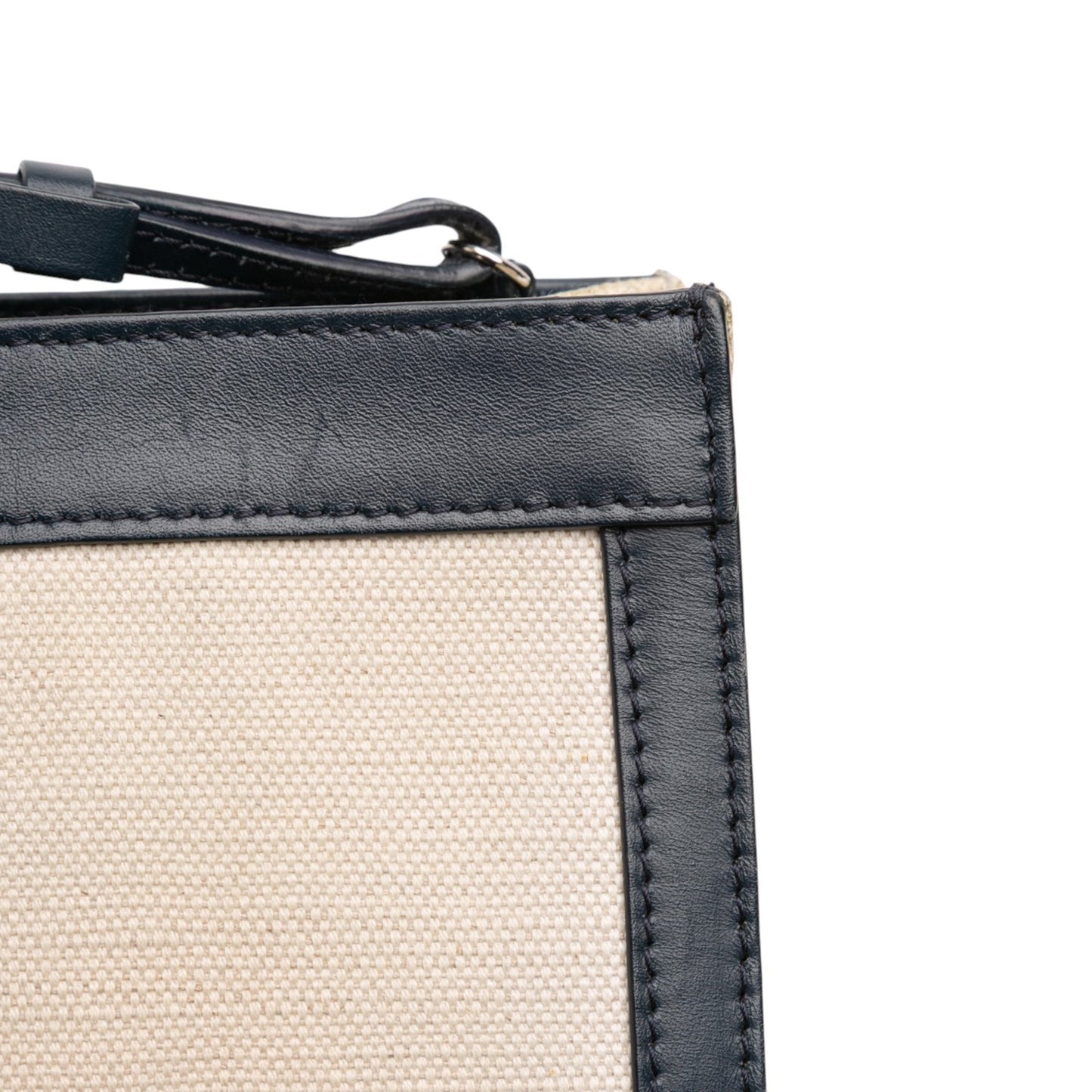 Balenciaga Canvas Navy Pochette Crossbody