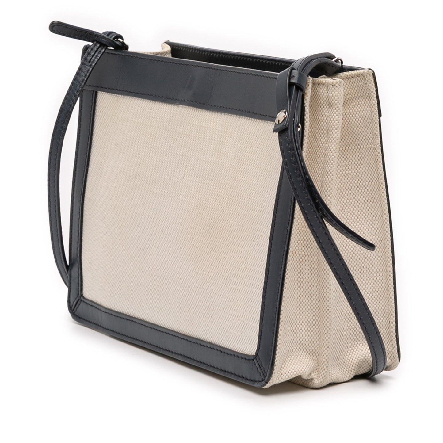 Balenciaga Canvas Navy Pochette Crossbody