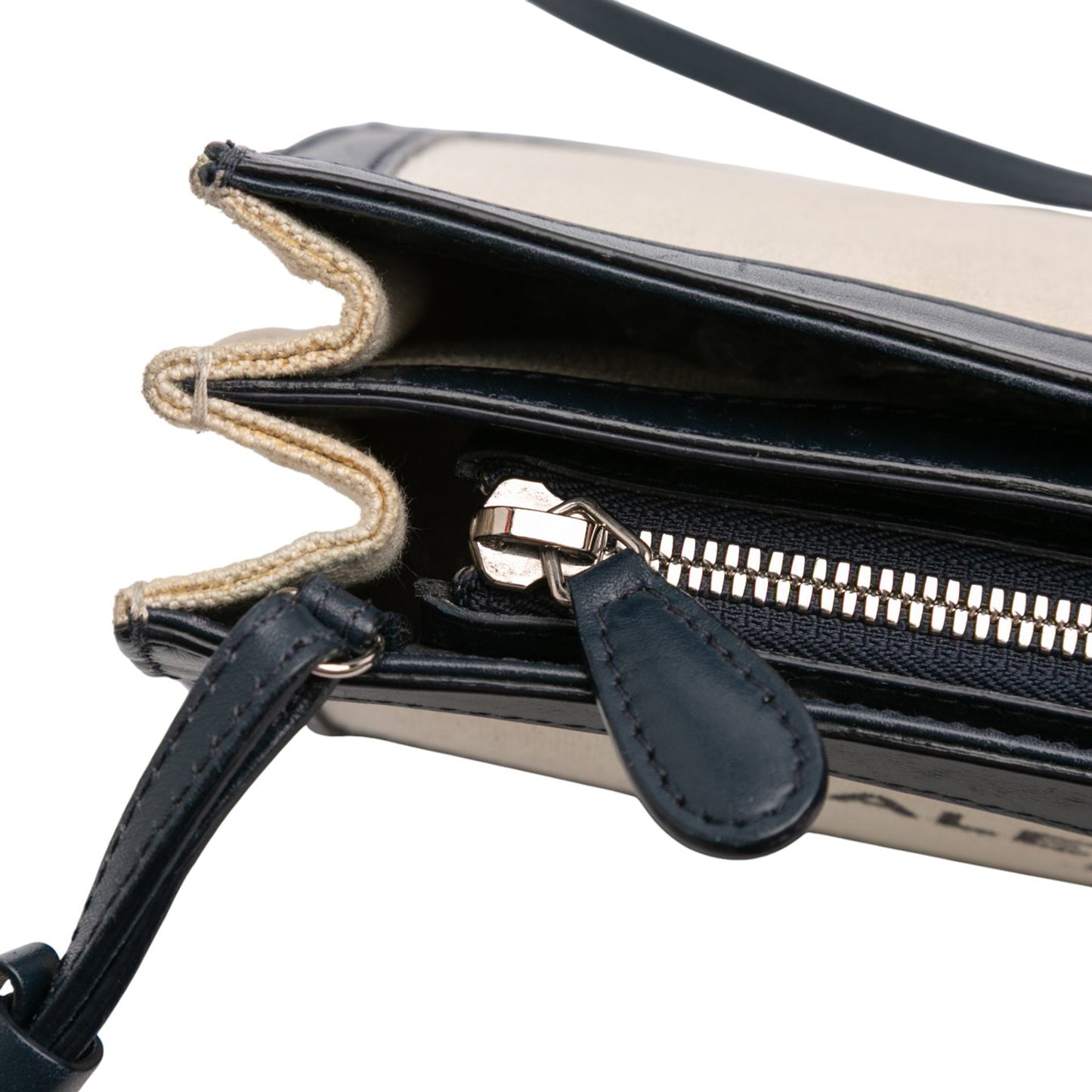 Balenciaga Canvas Navy Pochette Crossbody