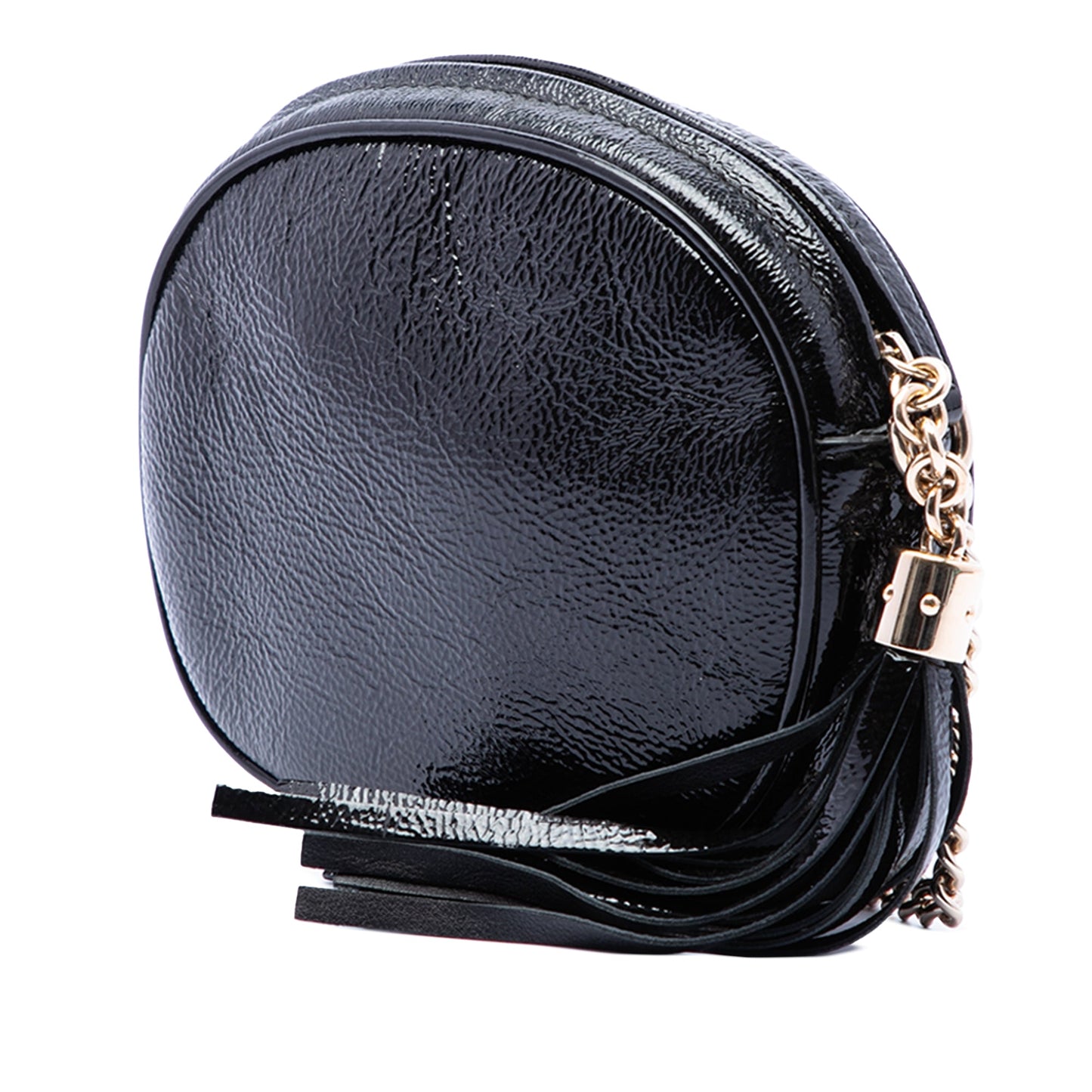 Gucci Mini Patent Soho Chain Crossbody