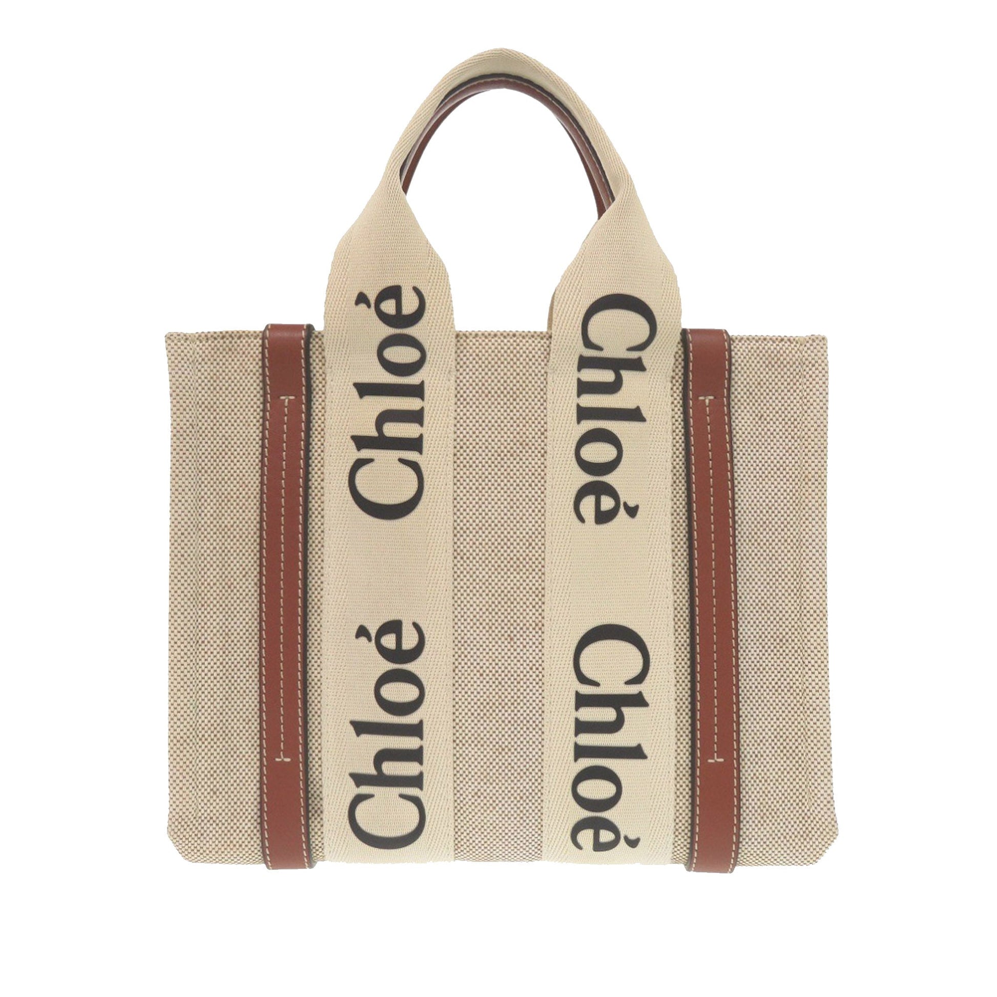 Chloé Small Canvas Woody Tote