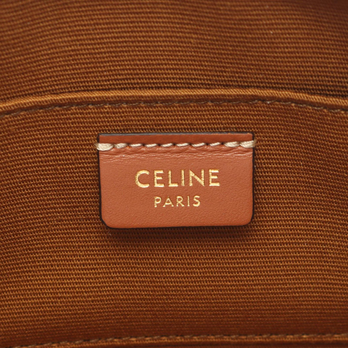 Celine Mini Triomphe Cuir Coated Canvas Camera Bag