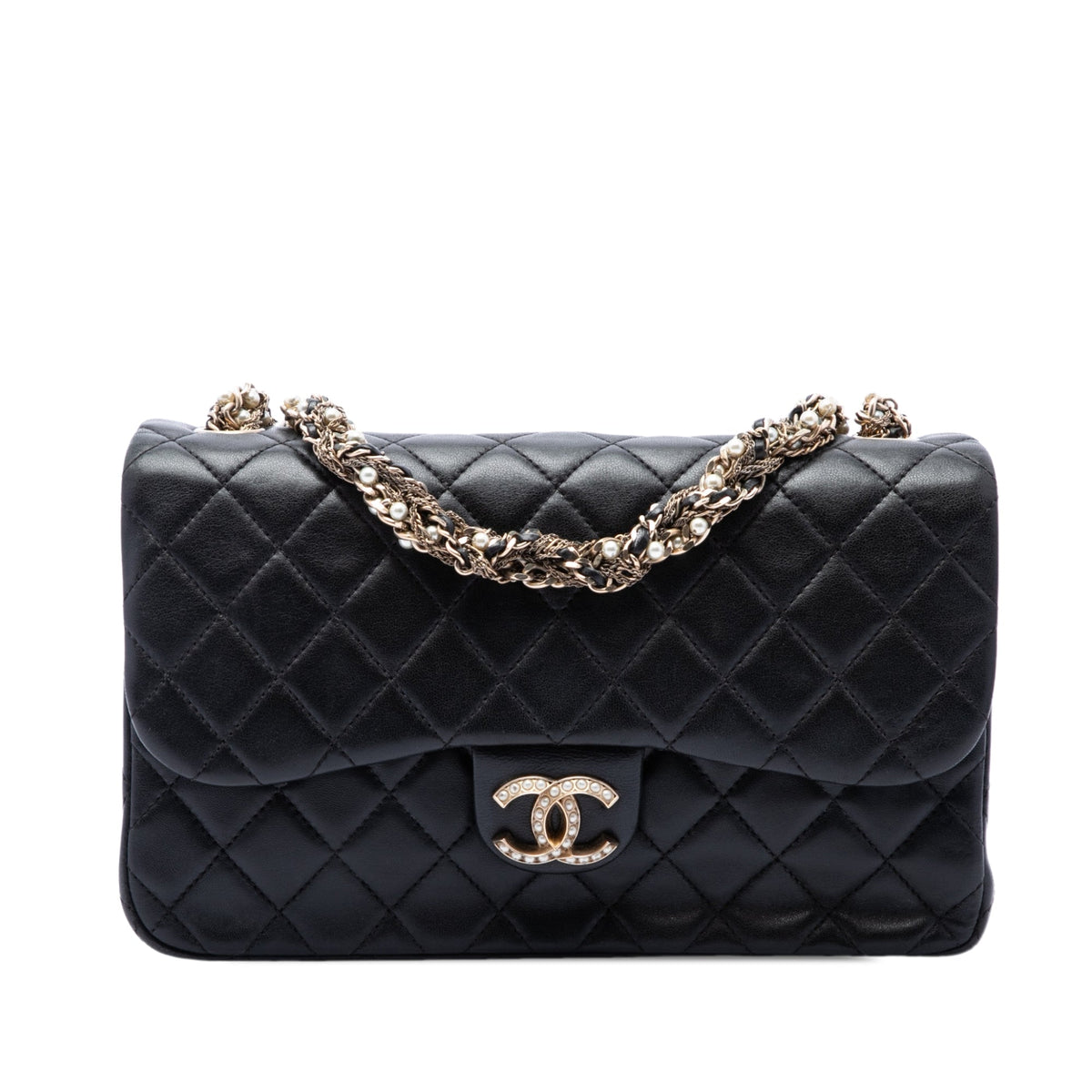 Chanel Medium Quilted Lambskin Westminster Pearl Flap