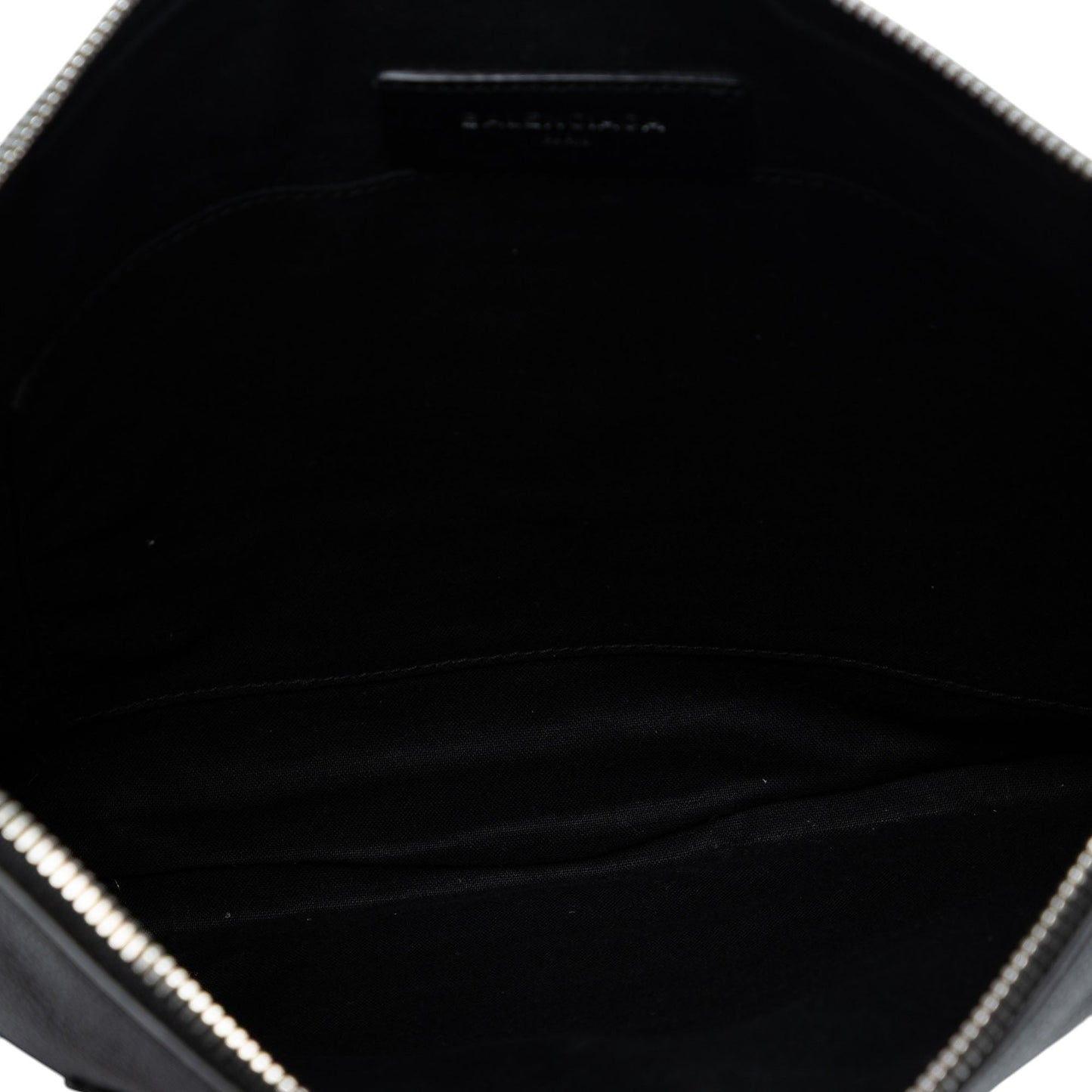 Balenciaga Goatskin Motocross Classic Metallic Edge Clutch