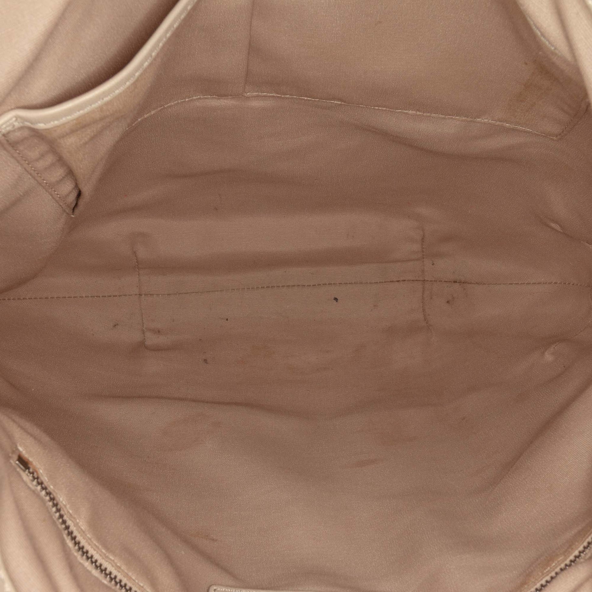 Burberry Leather Tassel Hobo Bag