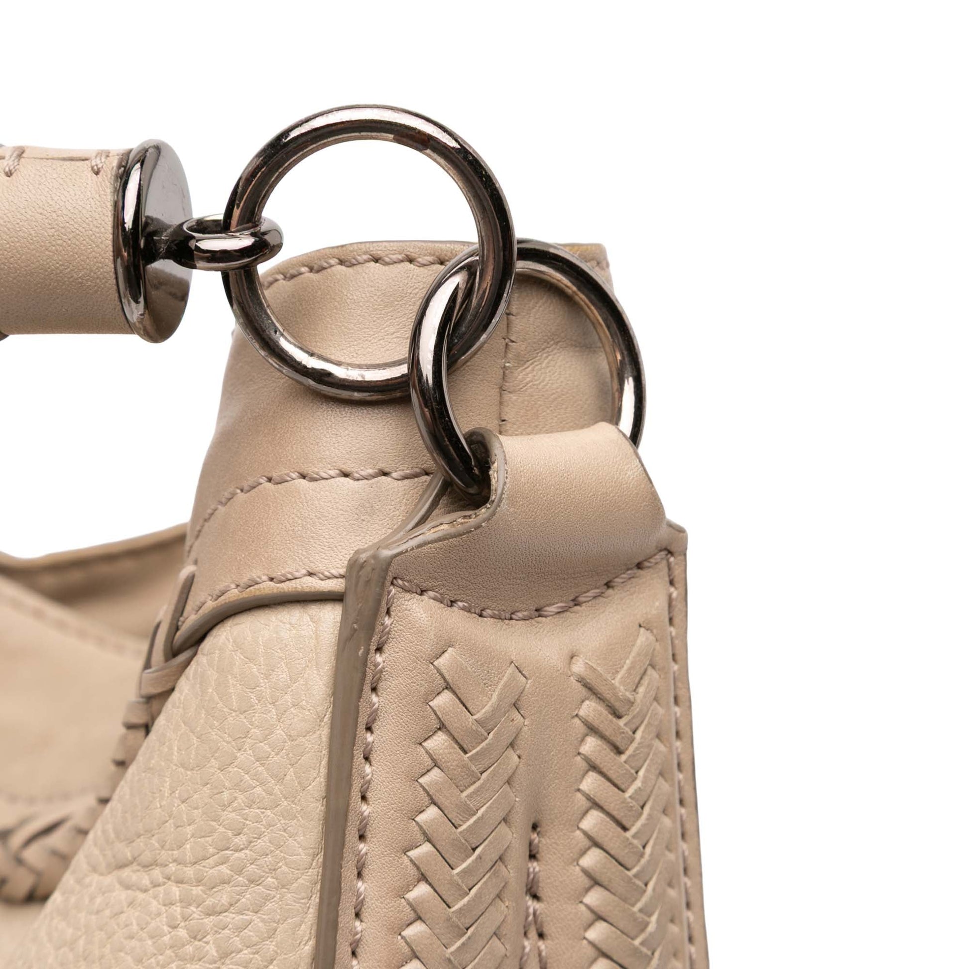 Burberry Leather Tassel Hobo Bag