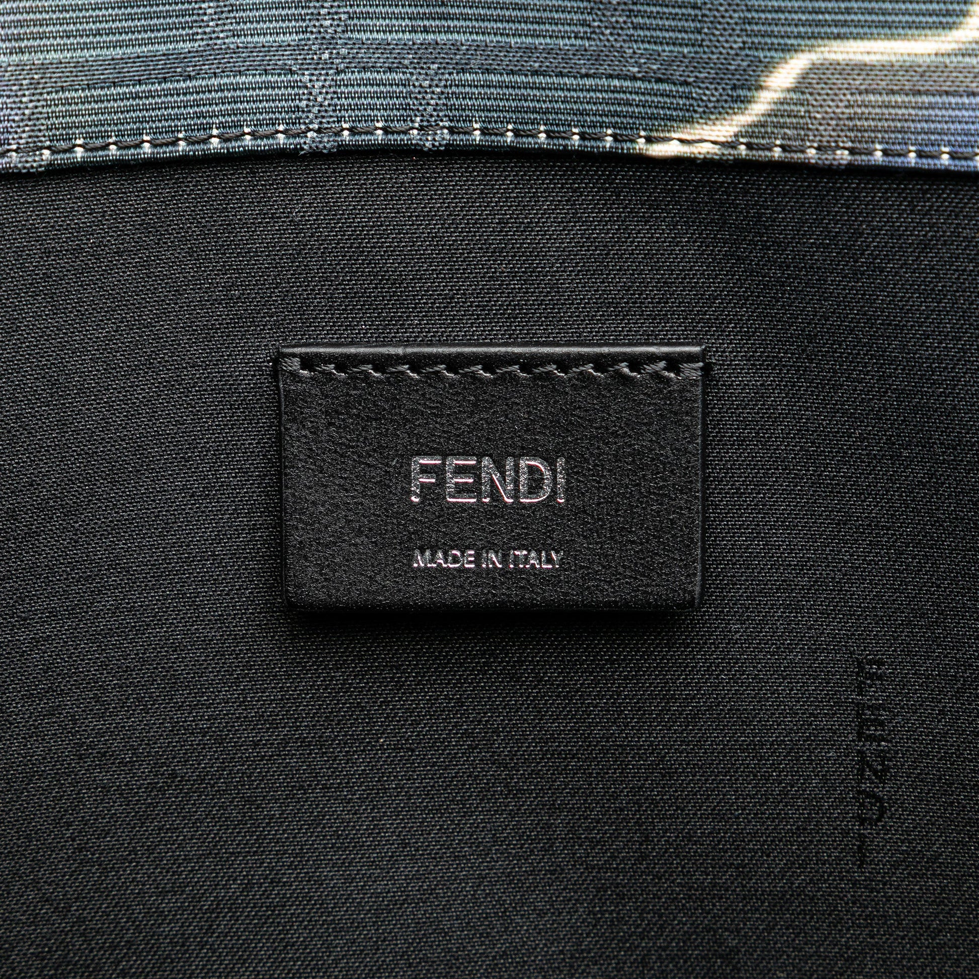 Fendi Large Zucca Jacquard Tie Dye Sunset Shopper Tote