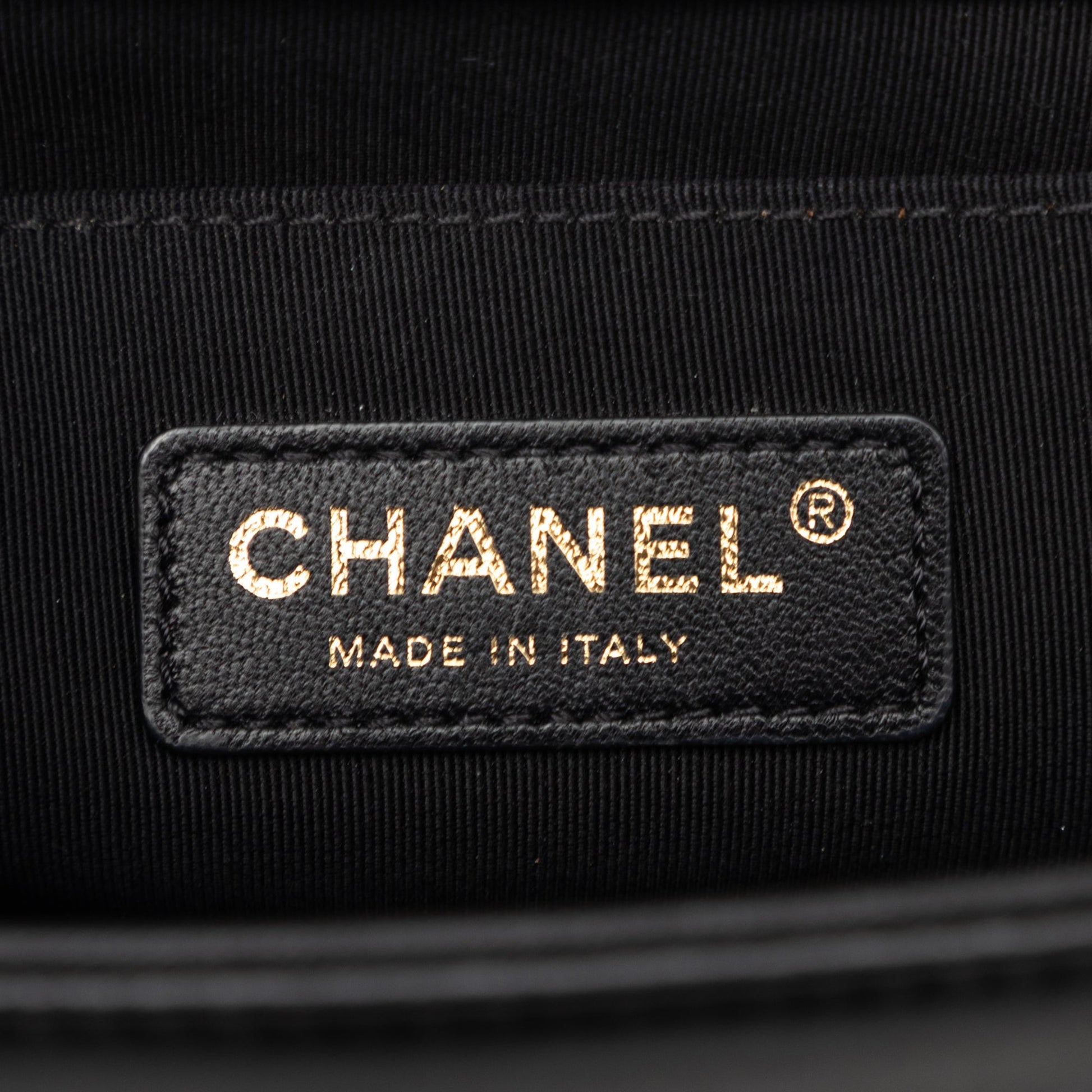 Chanel Old Medium Multicolor Quilted Lambskin Crest Boy Flap